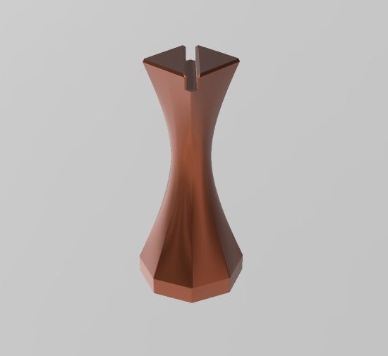 hexagon to square chess 3D print model_3