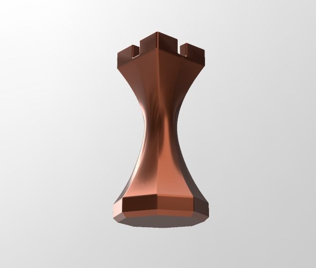 hexagon to square chess 3D print model_9