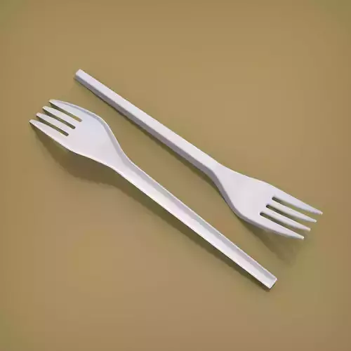 Printable Fork  3D print model