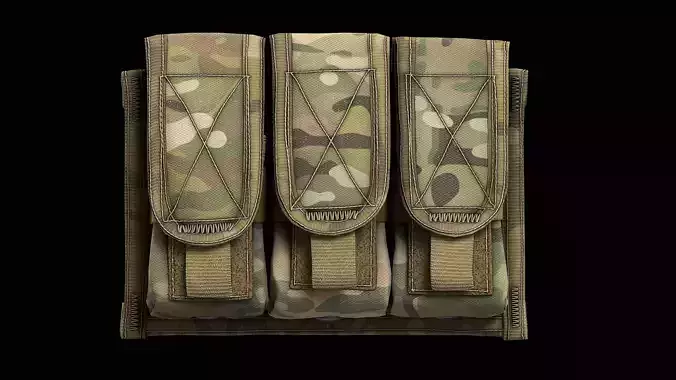 Riple Flashbang Pouch Low-poly 3D model