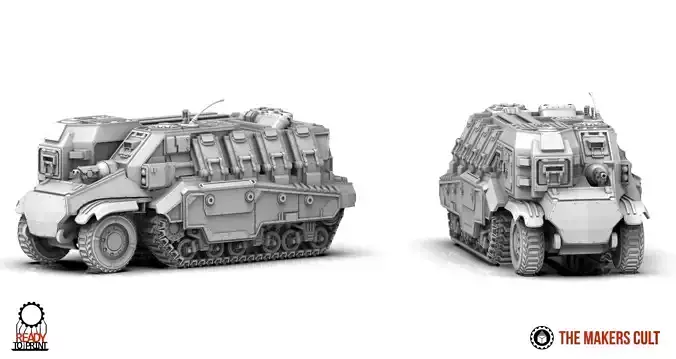 Primus Scion - Mustang Armored Transport 3D print model