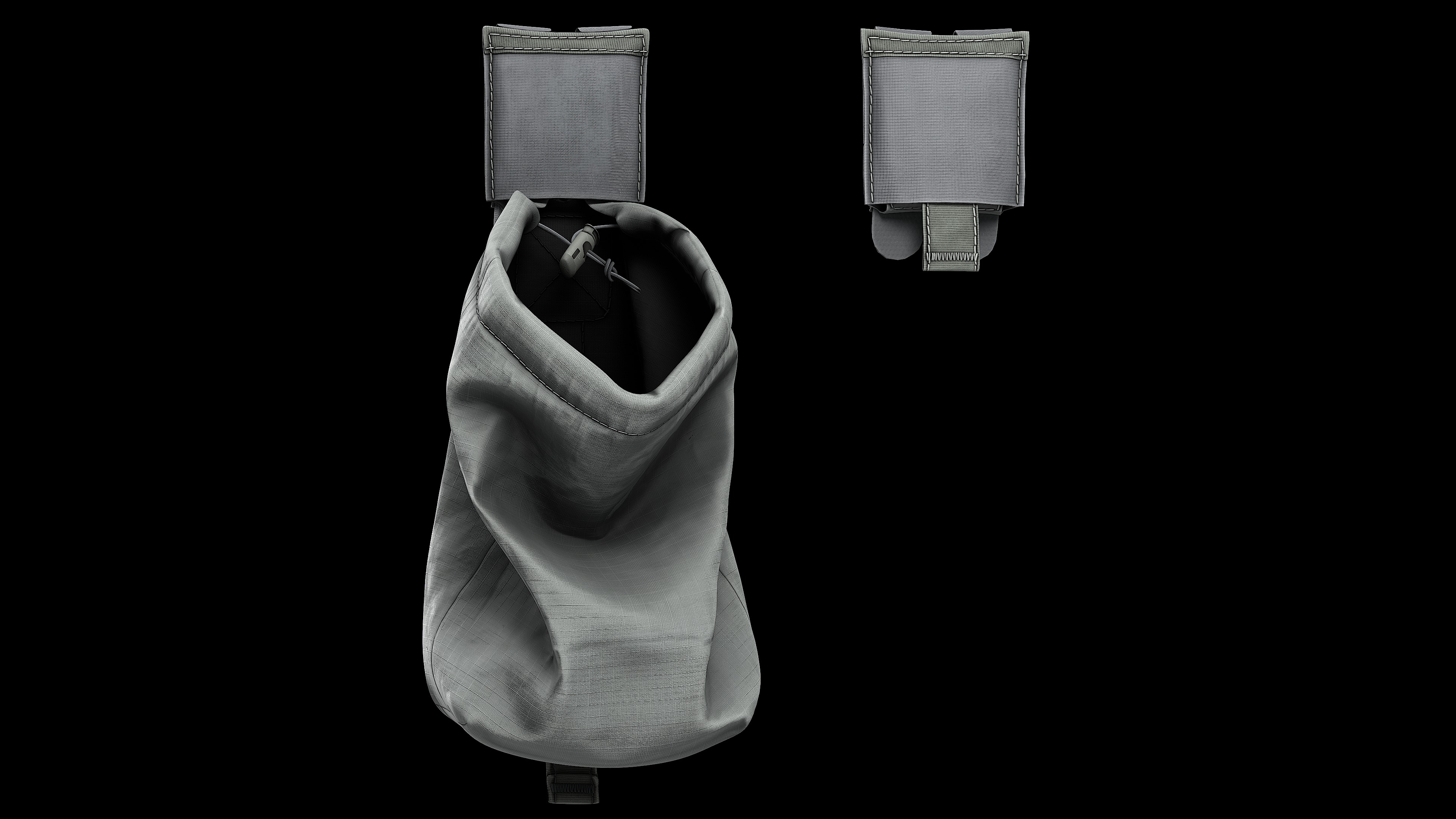 BlueForce TenSpeed UltraLight DumpPouch Low-poly 3D model_4