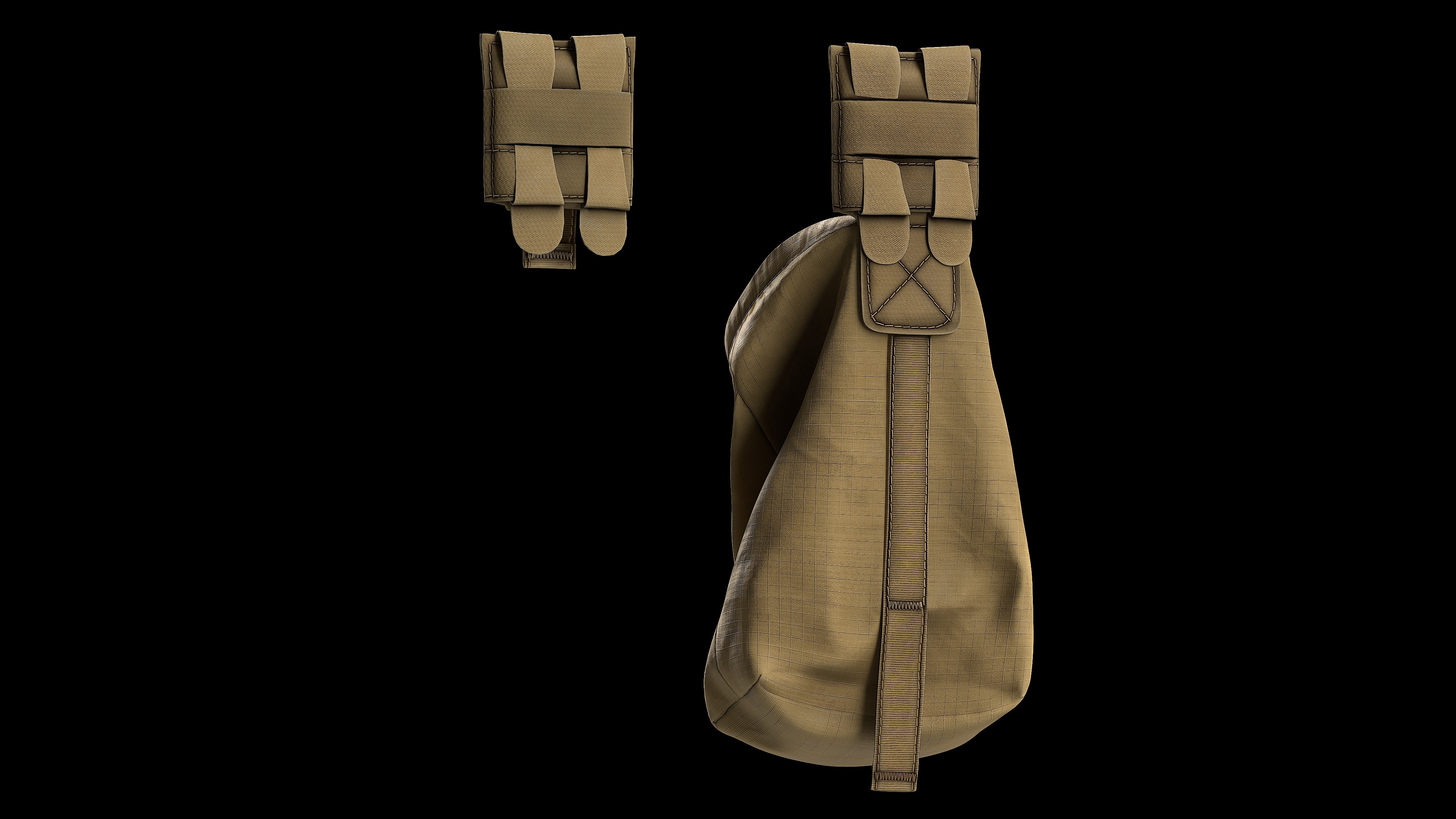 BlueForce TenSpeed UltraLight DumpPouch Low-poly 3D model_10