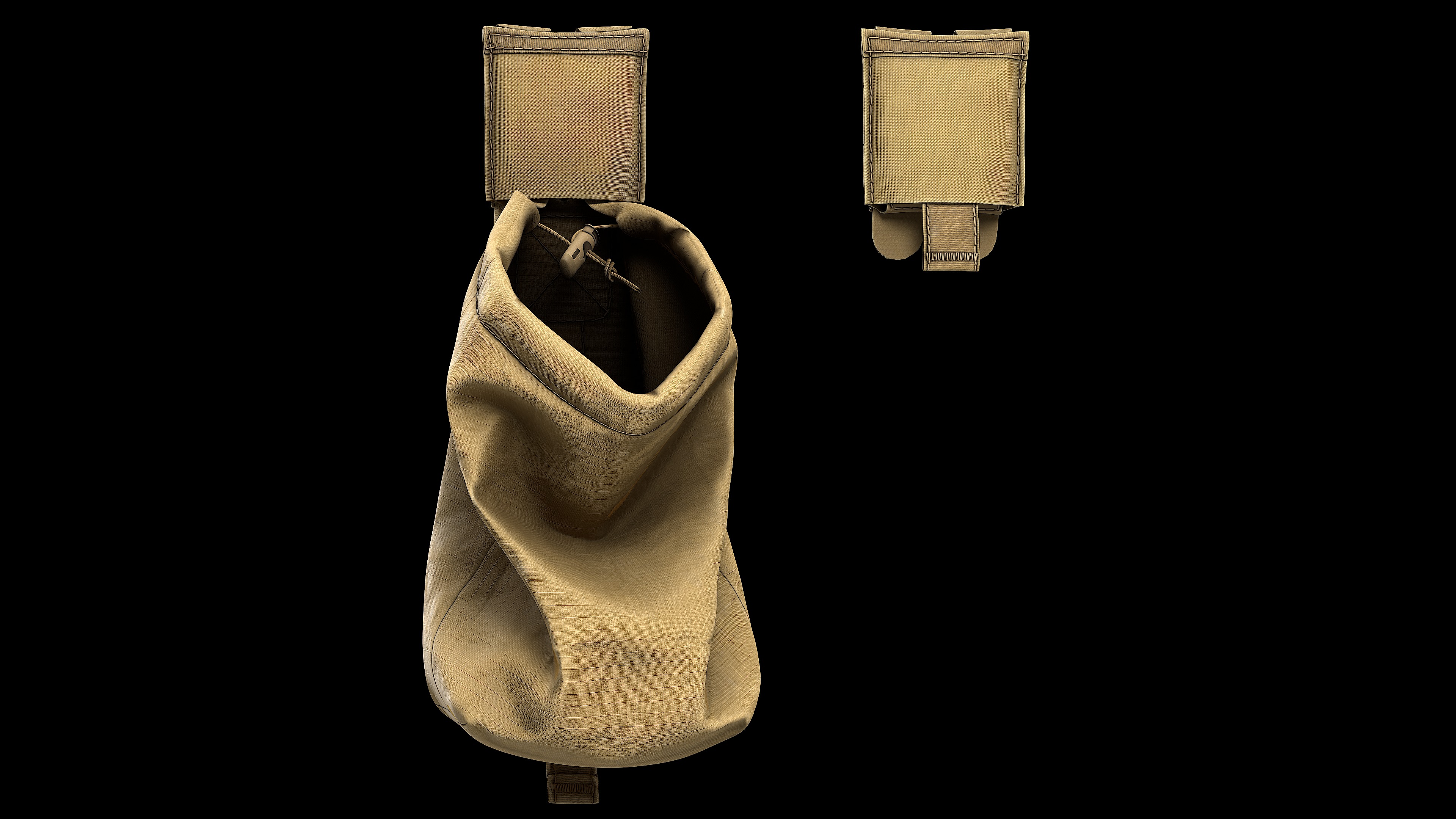 BlueForce TenSpeed UltraLight DumpPouch Low-poly 3D model_1