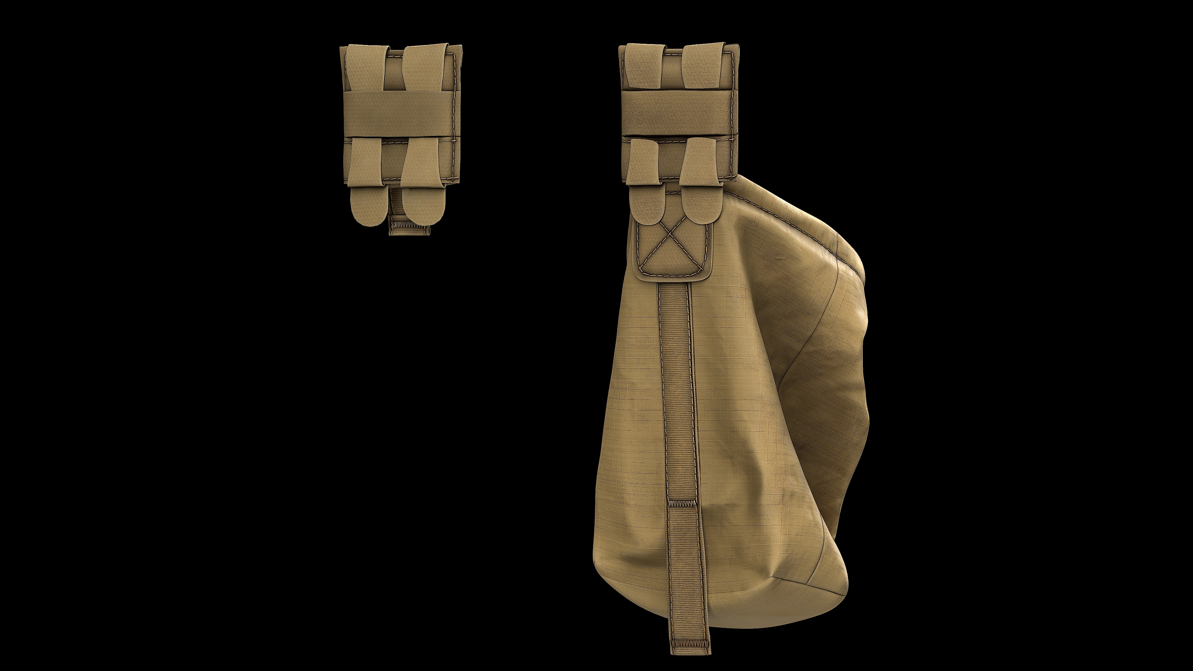 BlueForce TenSpeed UltraLight DumpPouch Low-poly 3D model_9