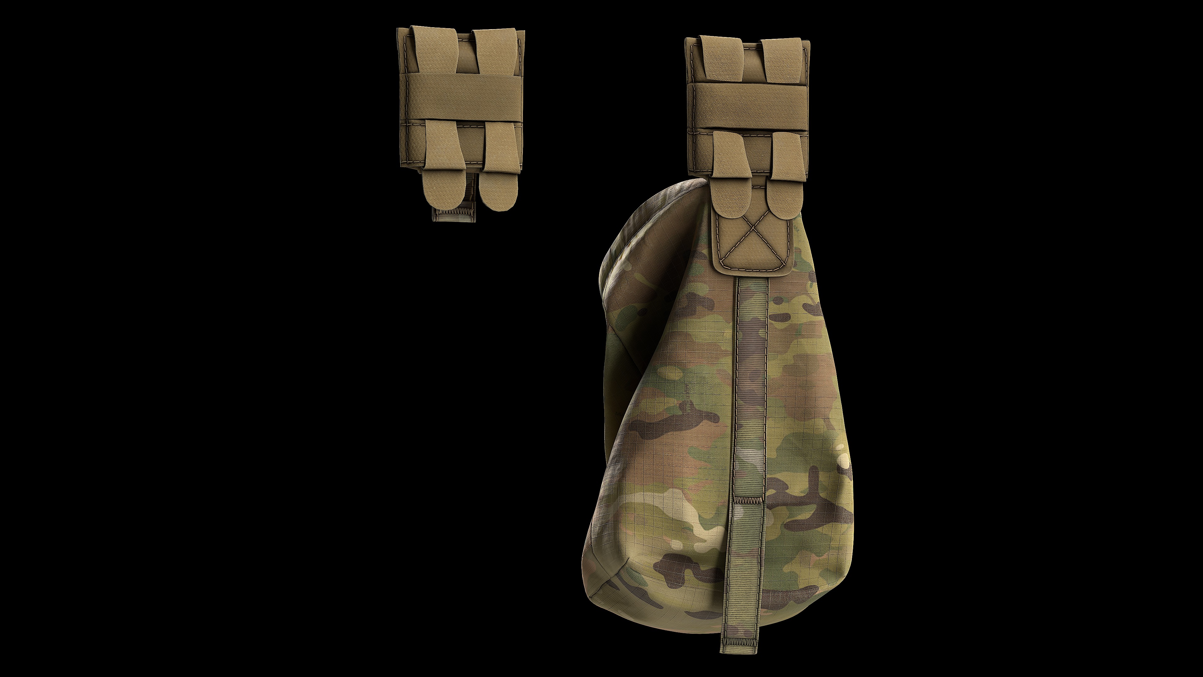 BlueForce TenSpeed UltraLight DumpPouch Low-poly 3D model_12