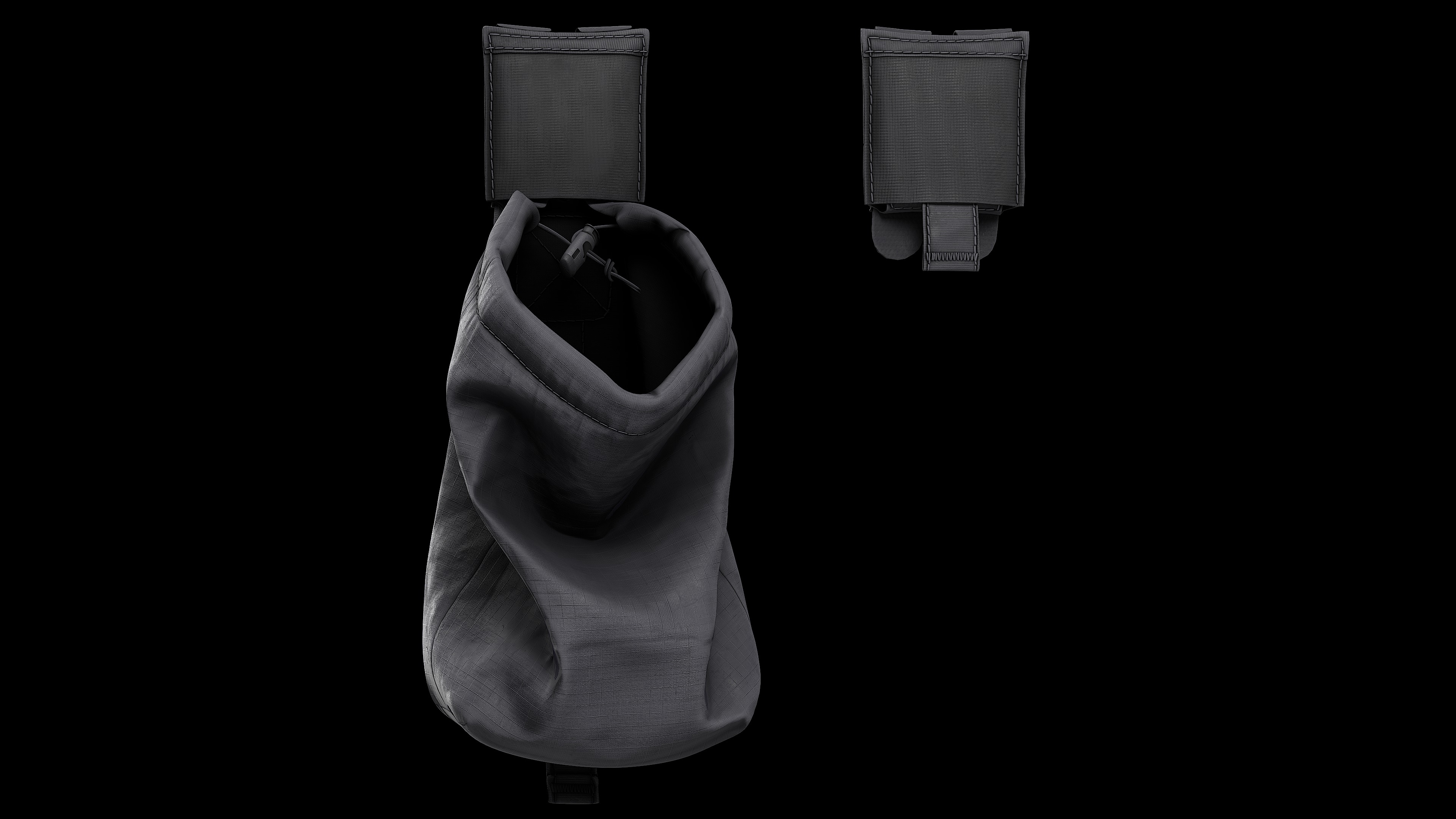 BlueForce TenSpeed UltraLight DumpPouch Low-poly 3D model_2