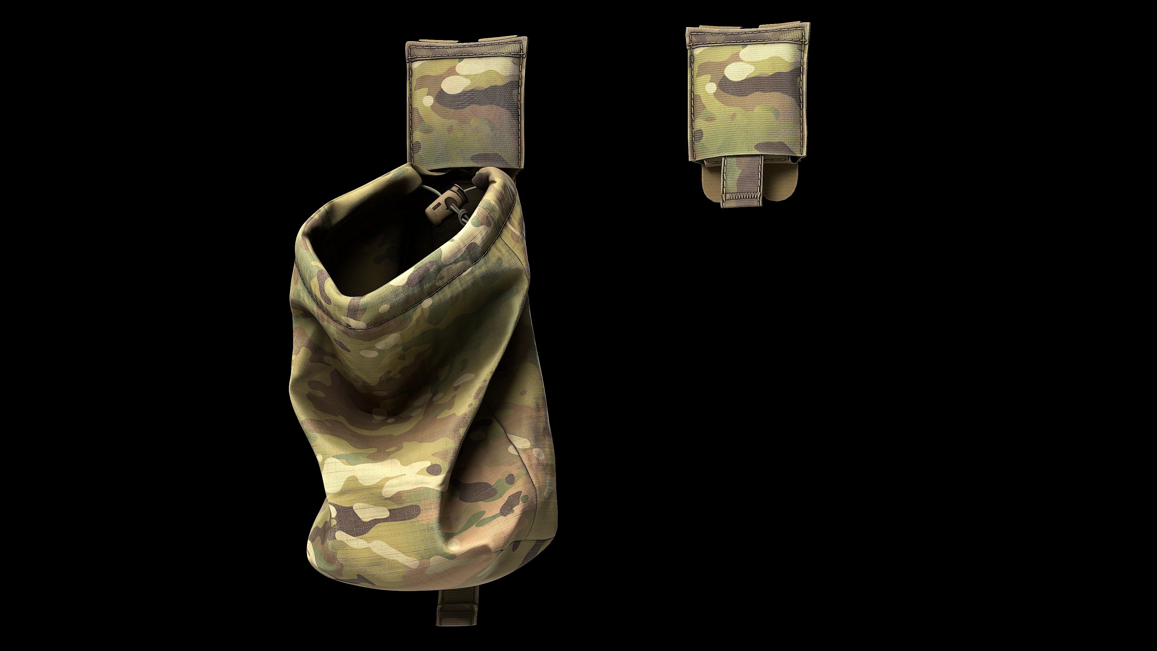 BlueForce TenSpeed UltraLight DumpPouch Low-poly 3D model_17