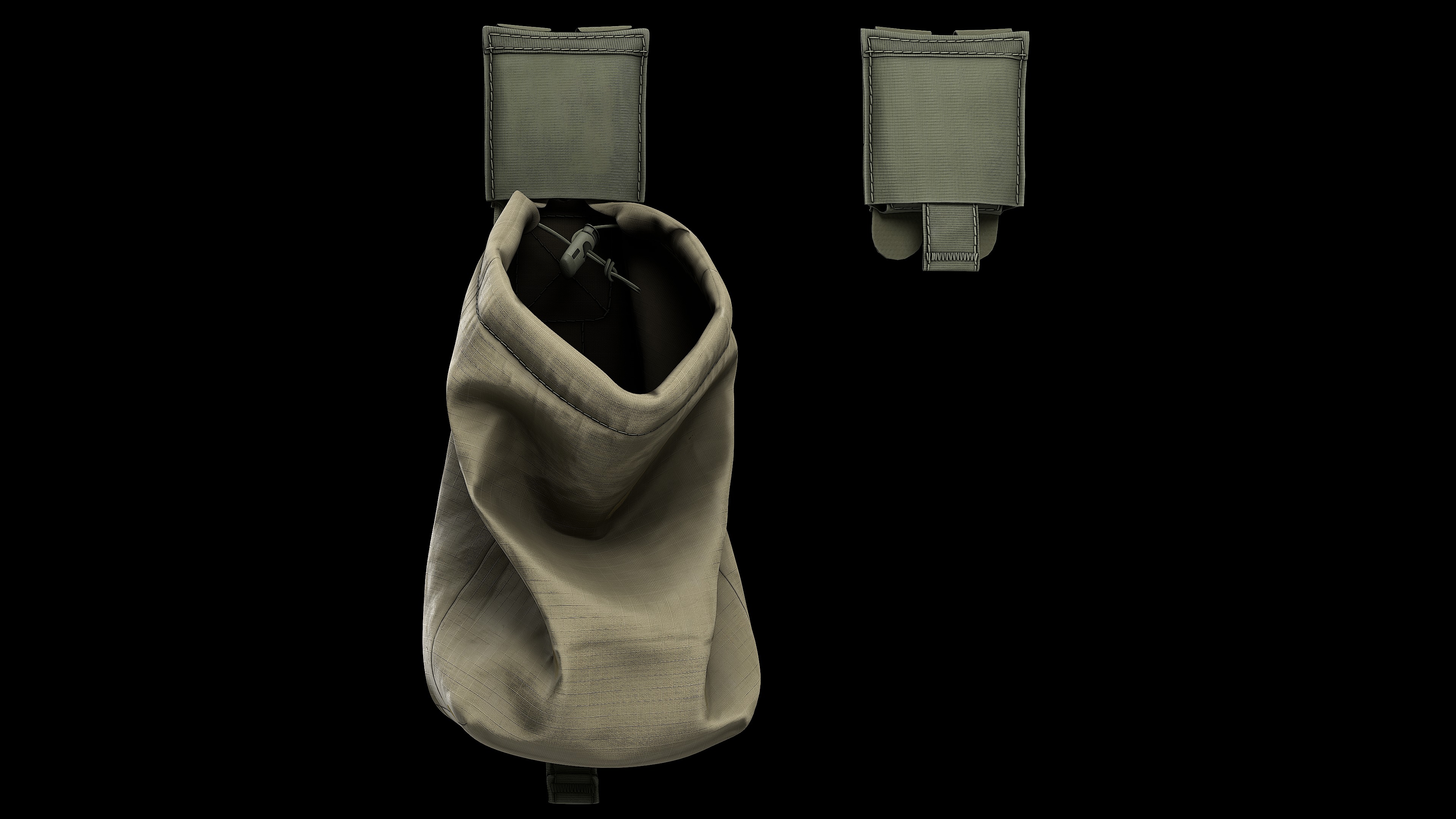 BlueForce TenSpeed UltraLight DumpPouch Low-poly 3D model_3