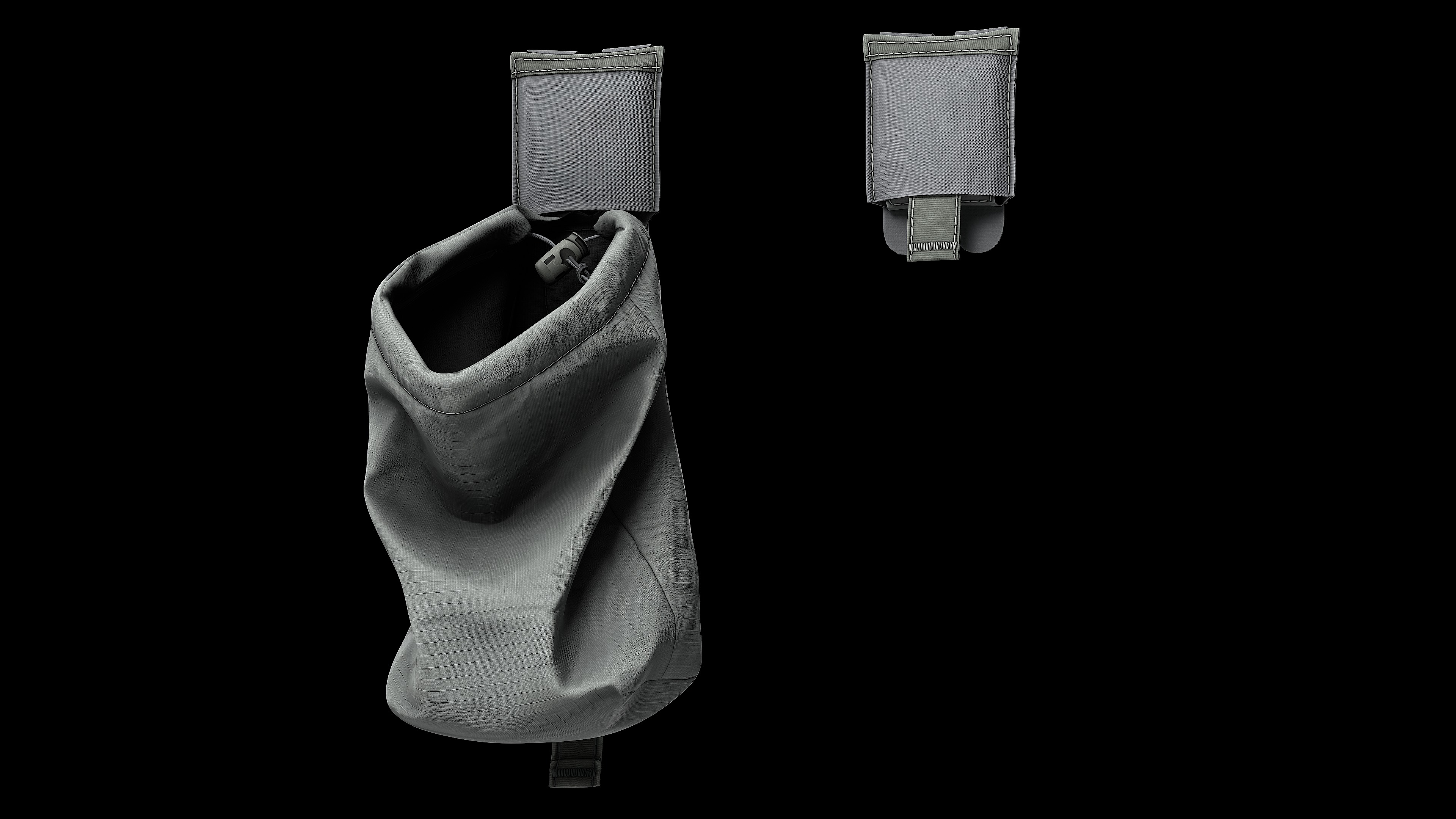 BlueForce TenSpeed UltraLight DumpPouch Low-poly 3D model_15