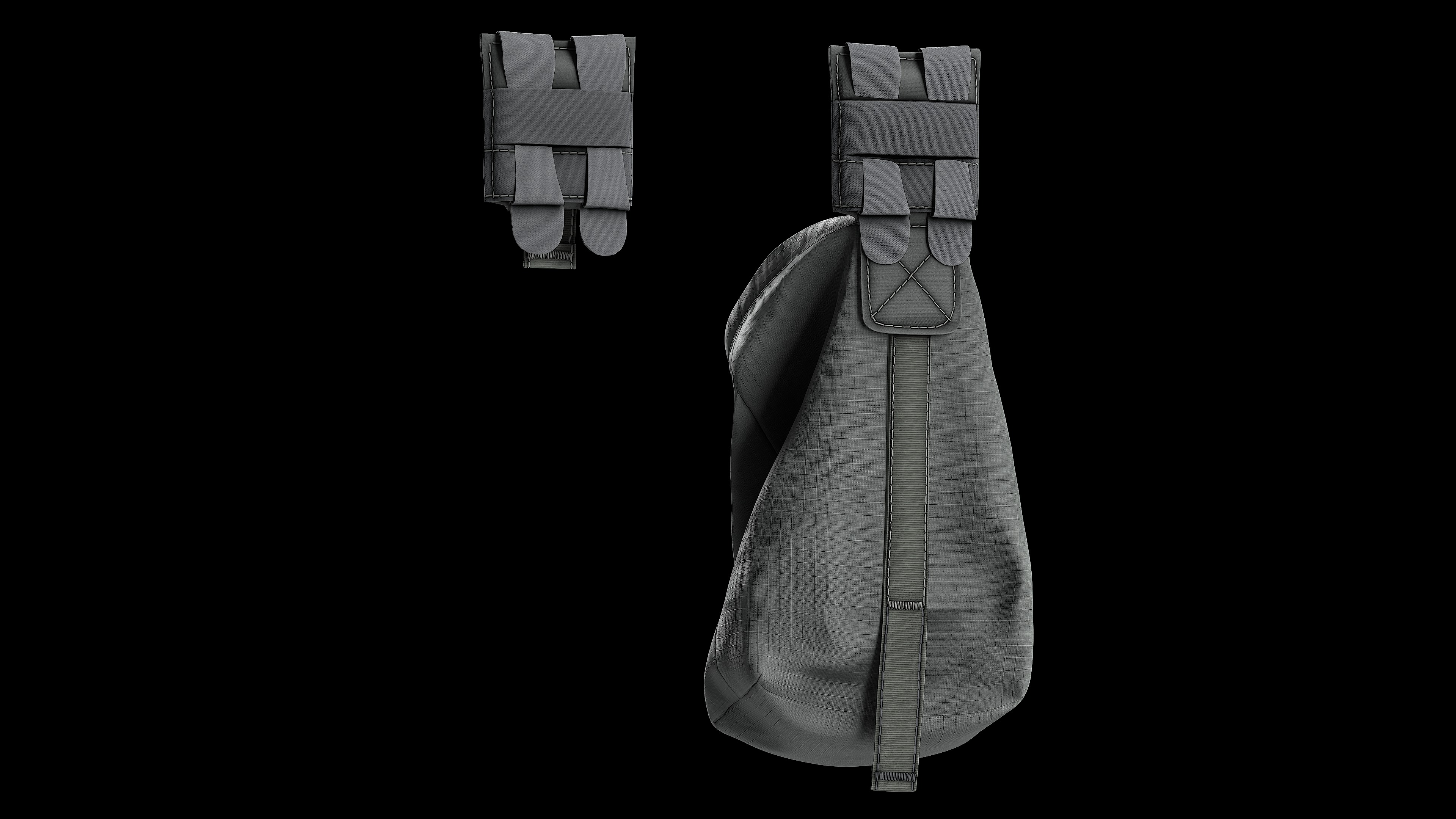 BlueForce TenSpeed UltraLight DumpPouch Low-poly 3D model_14