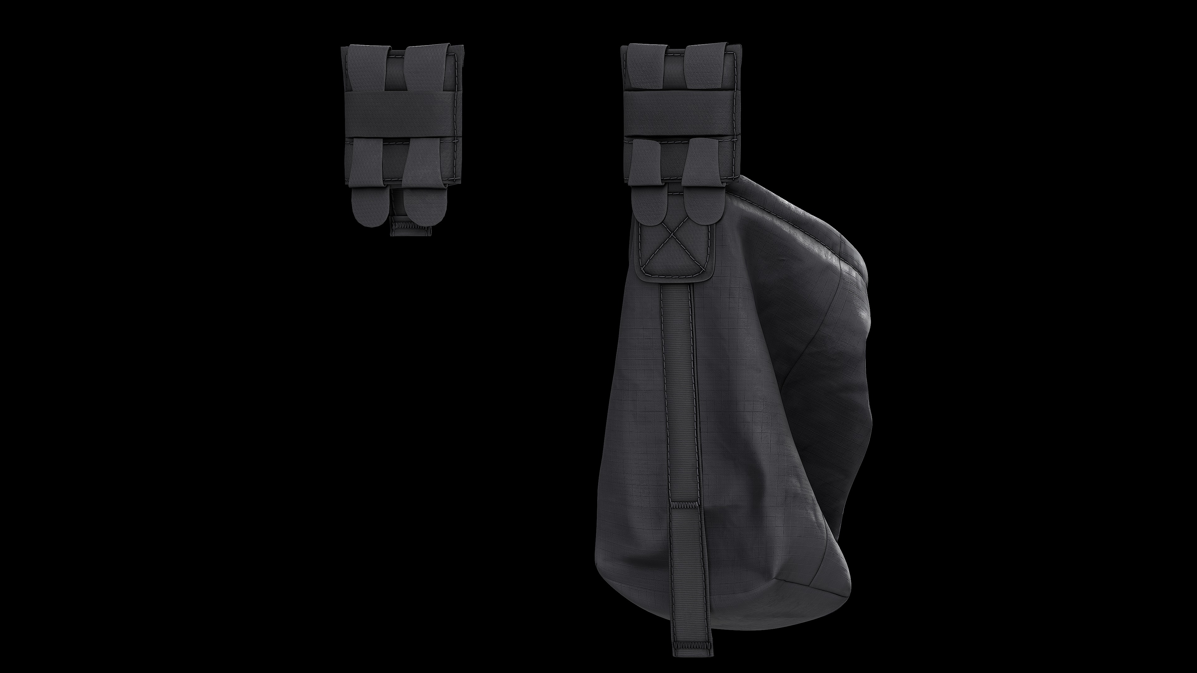 BlueForce TenSpeed UltraLight DumpPouch Low-poly 3D model_8