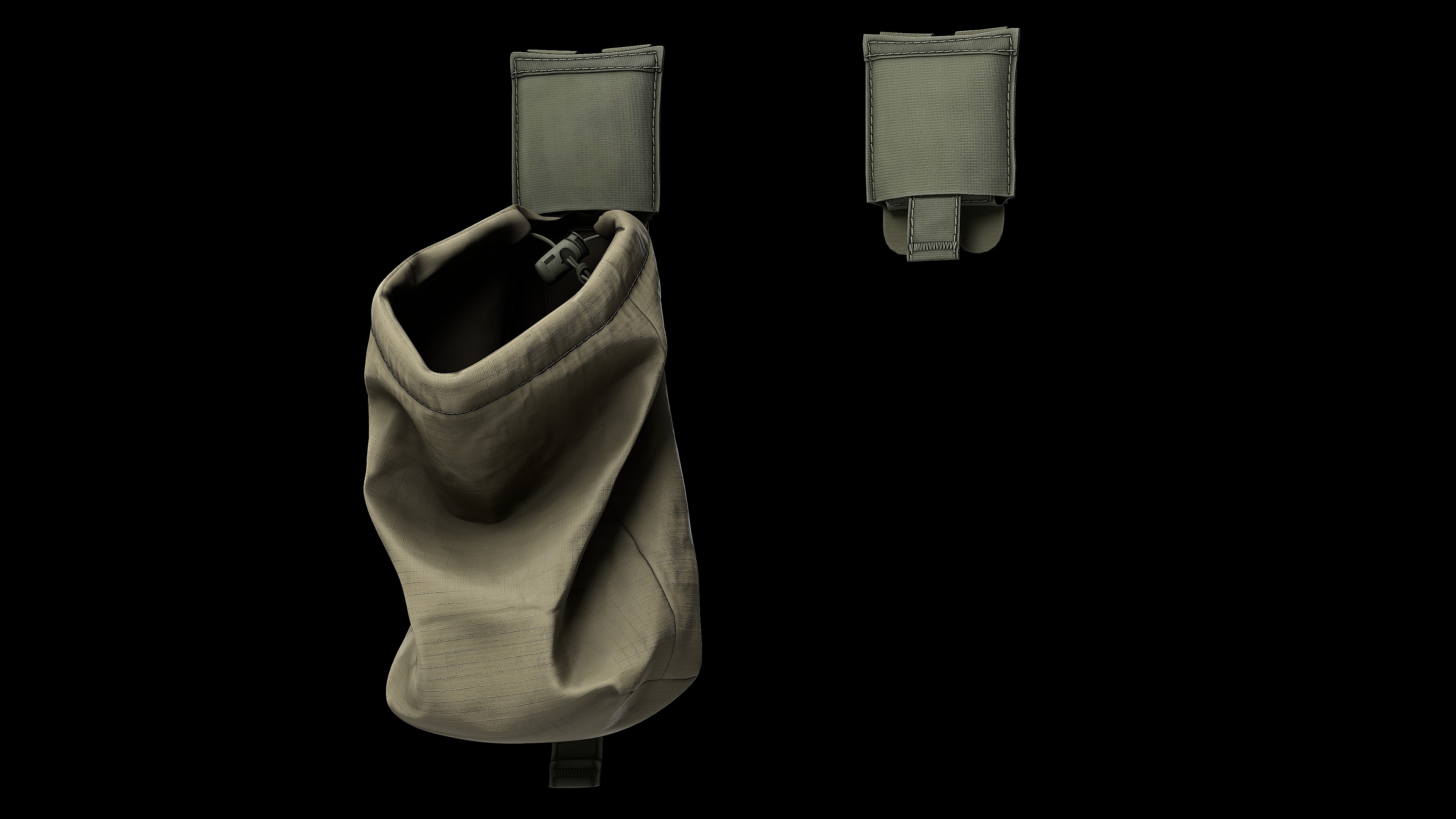 BlueForce TenSpeed UltraLight DumpPouch Low-poly 3D model_16