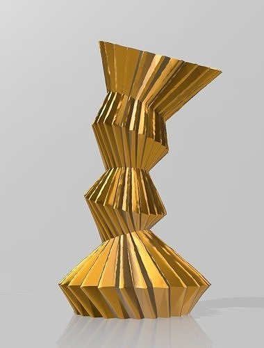 minimalist modern vase 3D print model