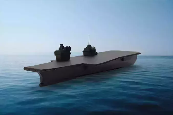 Queen Elizabeth-class aircraft carrier 3D model