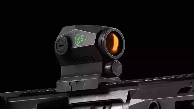 SIG SAUER Romeo5X 1x20mm Low-poly 3D model