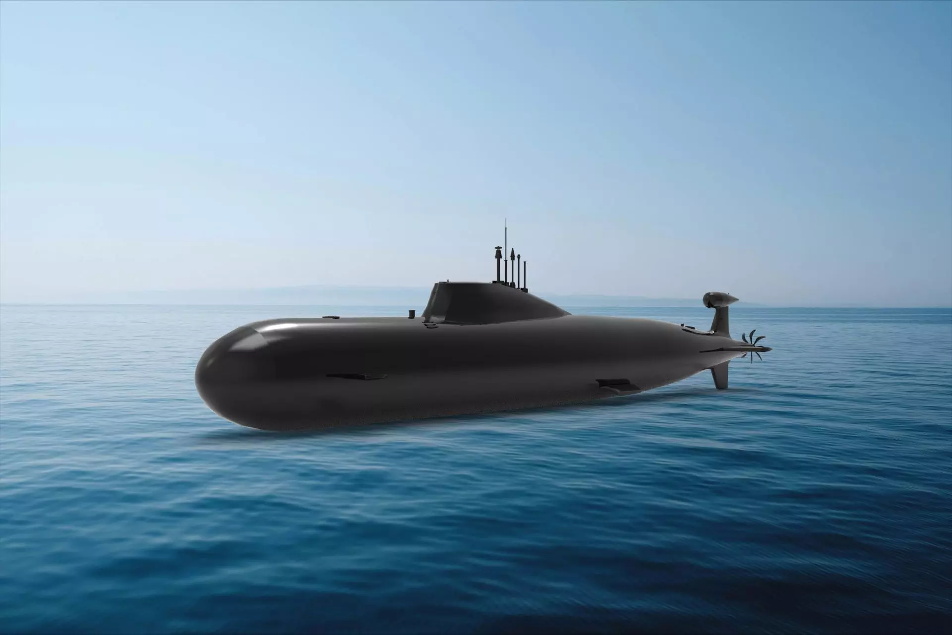 Shchuka-class submarine 3D model_0