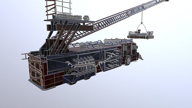 Apocalypse Teem Low-poly 3D model 7