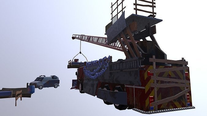 Apocalypse Teem Low-poly 3D model 5