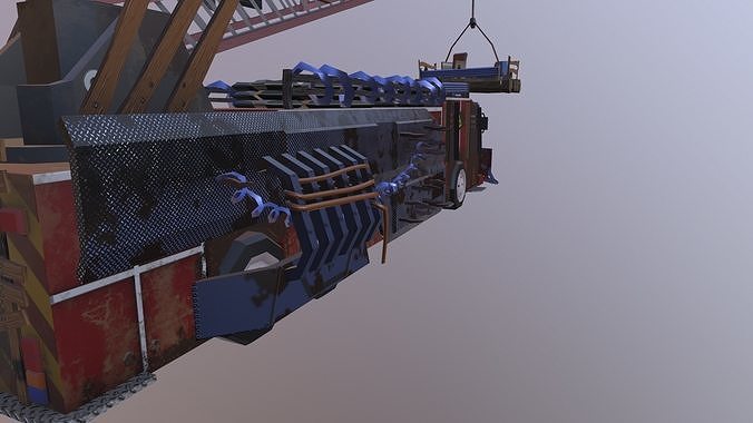 Apocalypse Teem Low-poly 3D model 3