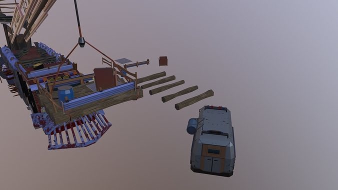 Apocalypse Teem Low-poly 3D model 6