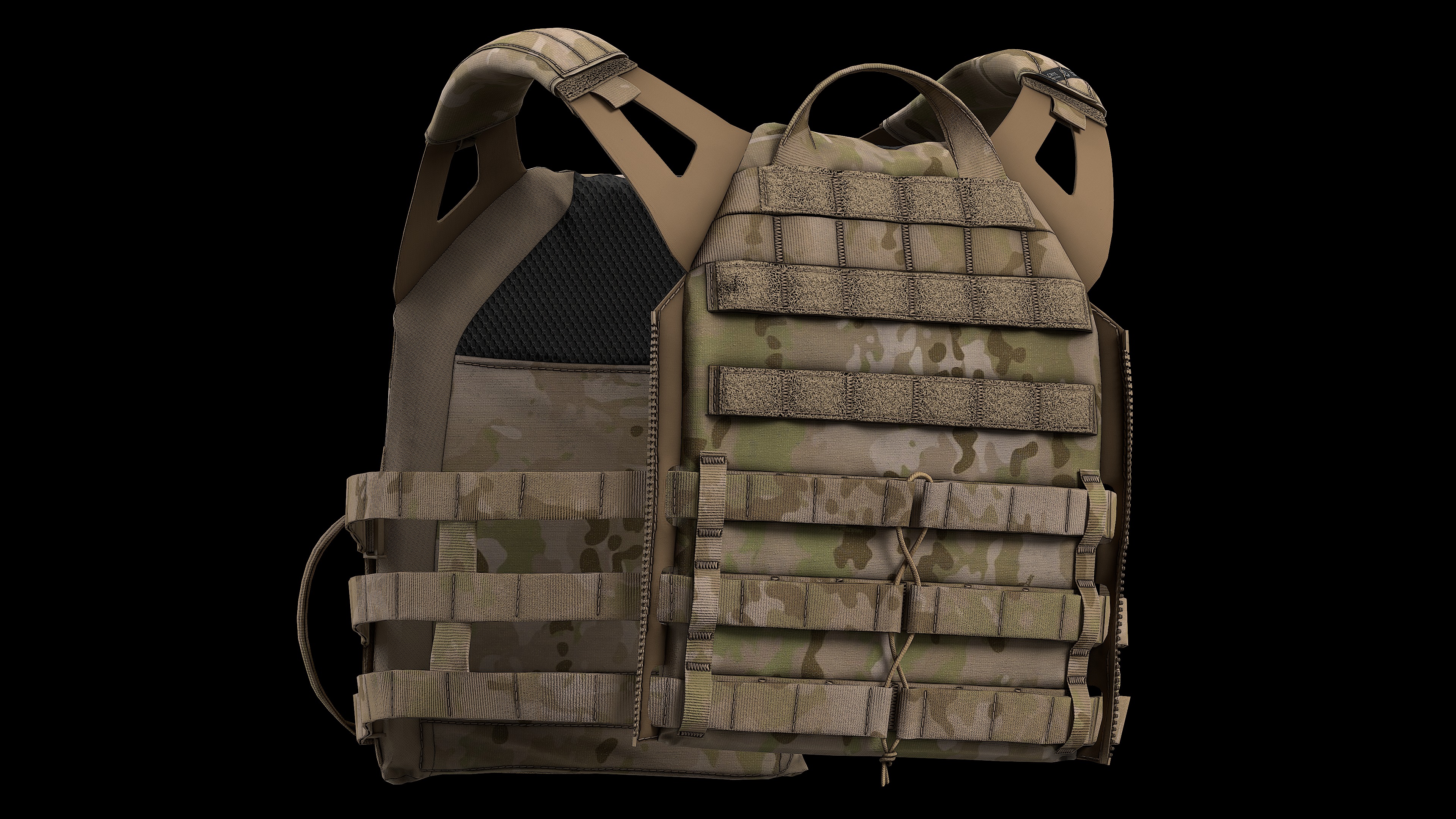 Plate Carriers CRYE JPC 2 V1 Low-poly 3D model_17
