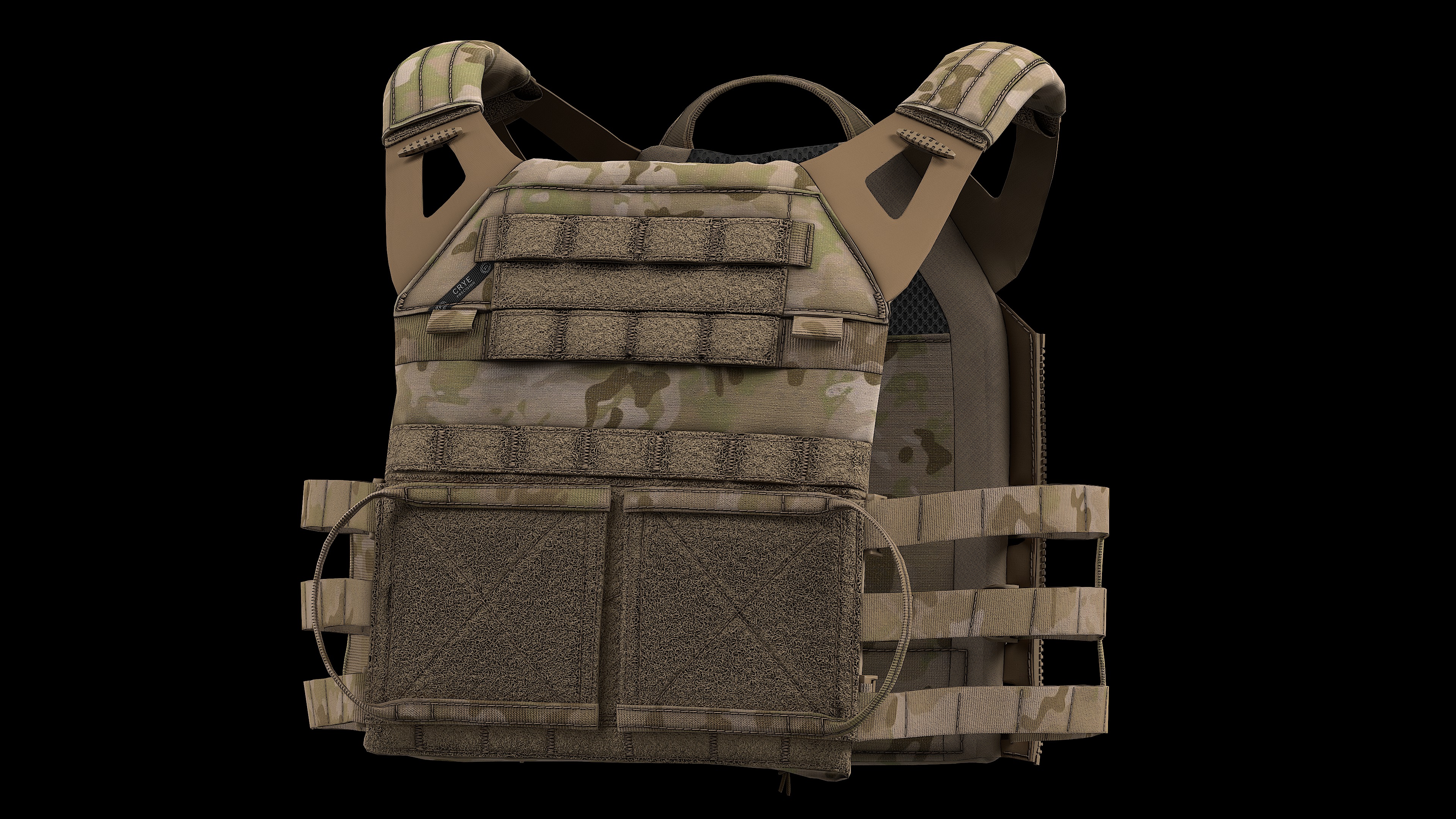 Plate Carriers CRYE JPC 2 V1 Low-poly 3D model_24