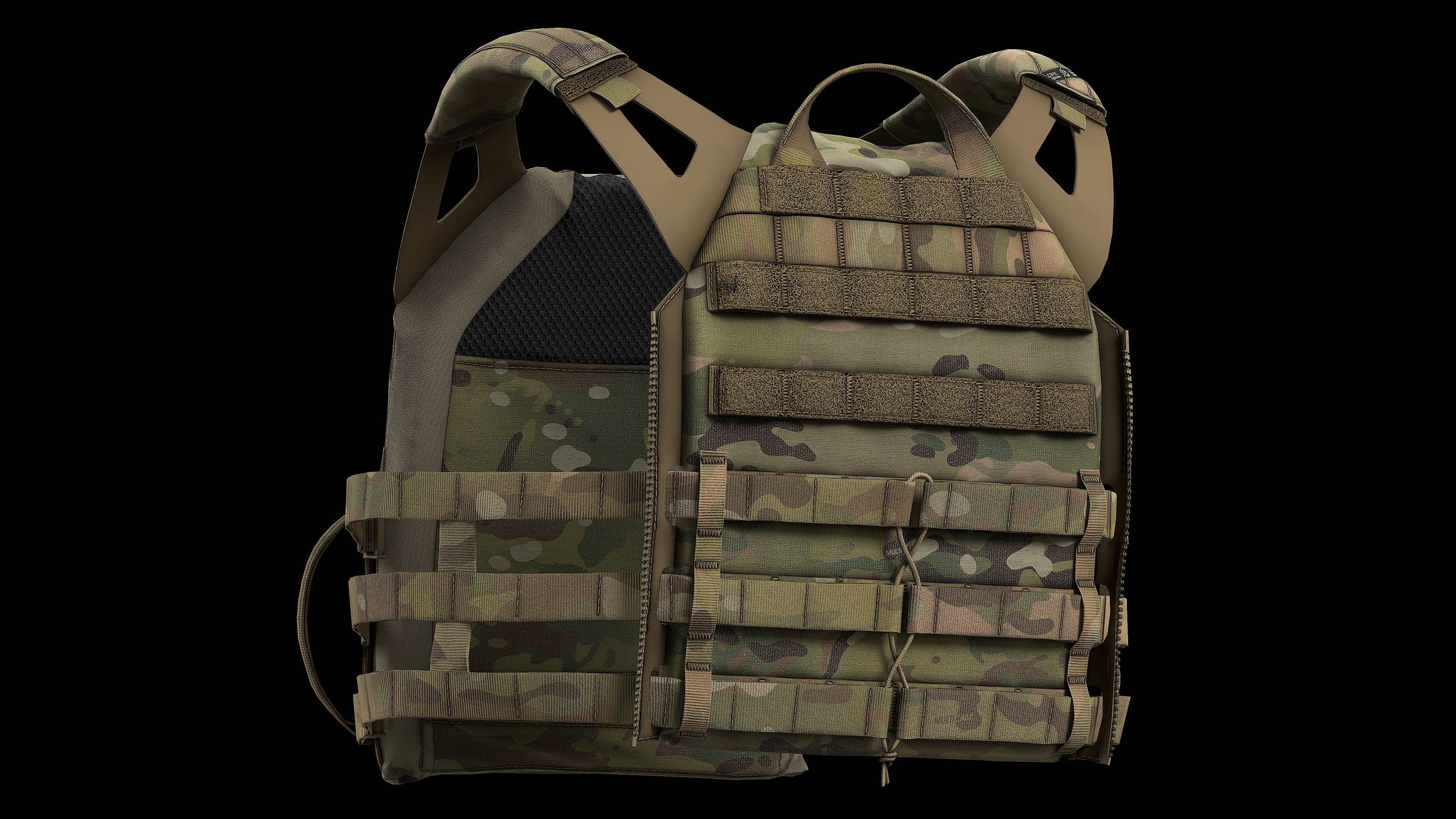 Plate Carriers CRYE JPC 2 V1 Low-poly 3D model_16