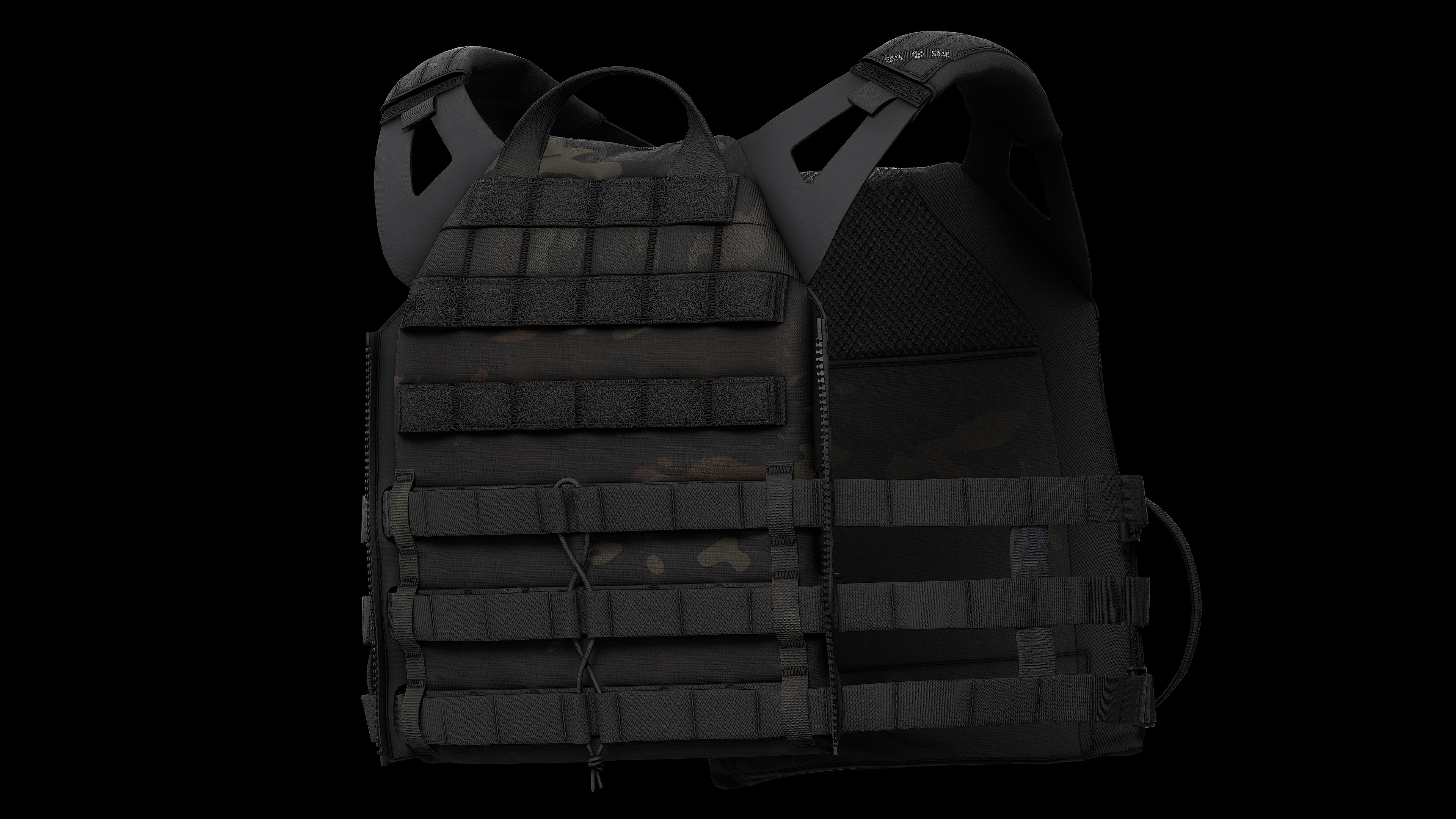 Plate Carriers CRYE JPC 2 V1 Low-poly 3D model_9