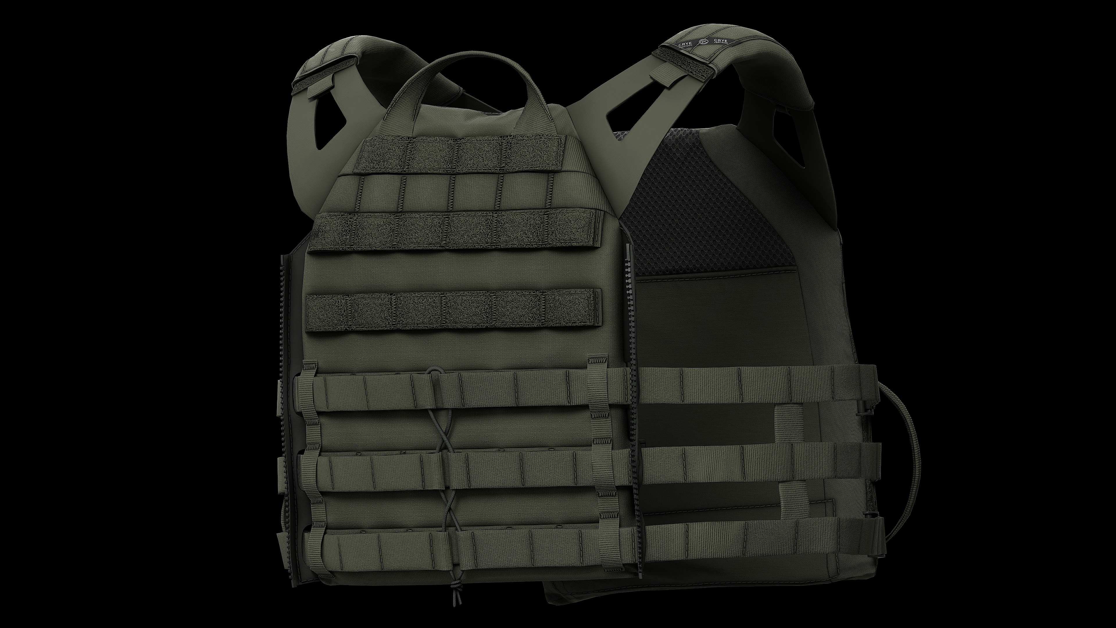 Plate Carriers CRYE JPC 2 V1 Low-poly 3D model_8