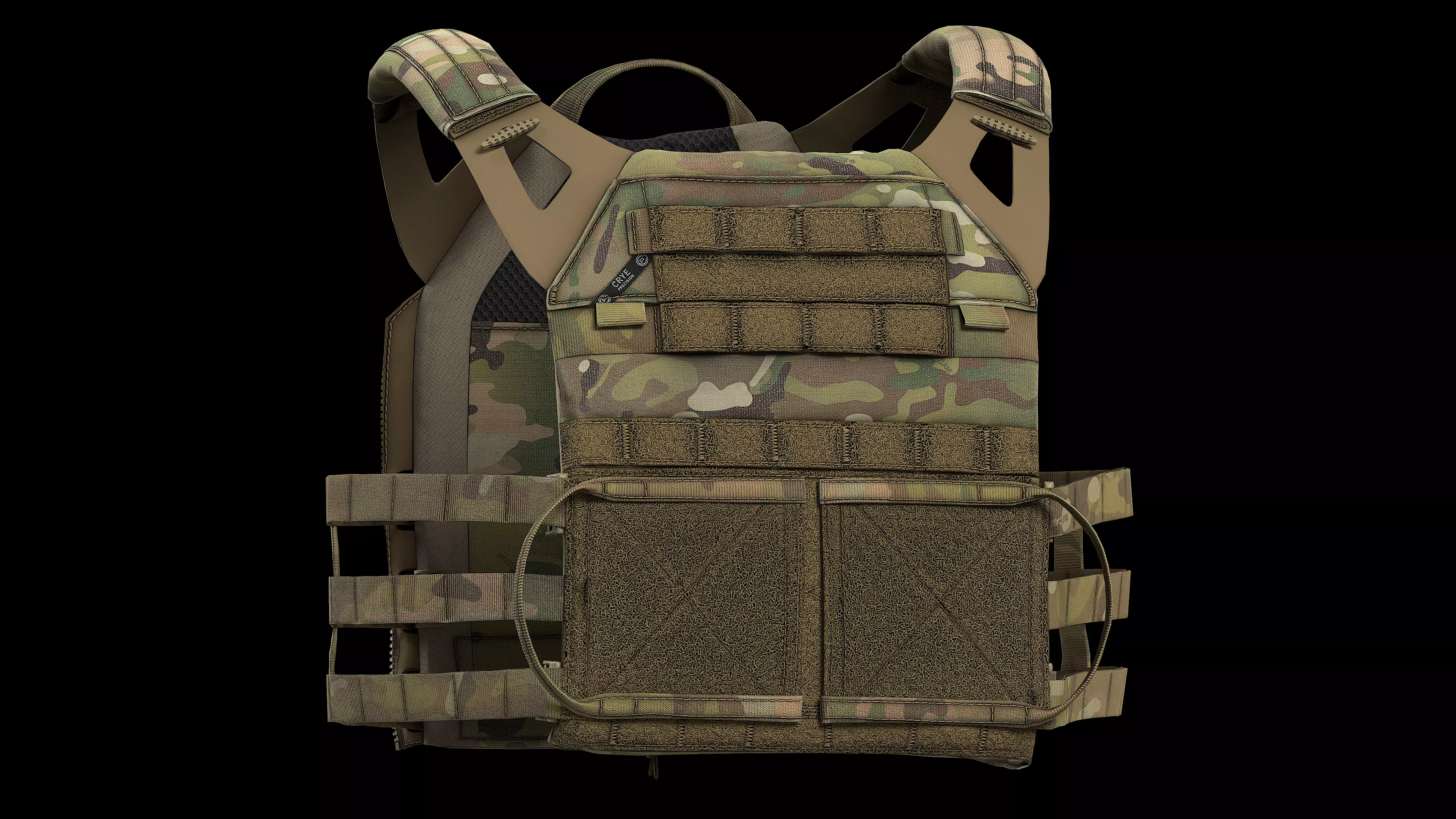 Plate Carriers CRYE JPC 2 V1 Low-poly 3D model_0