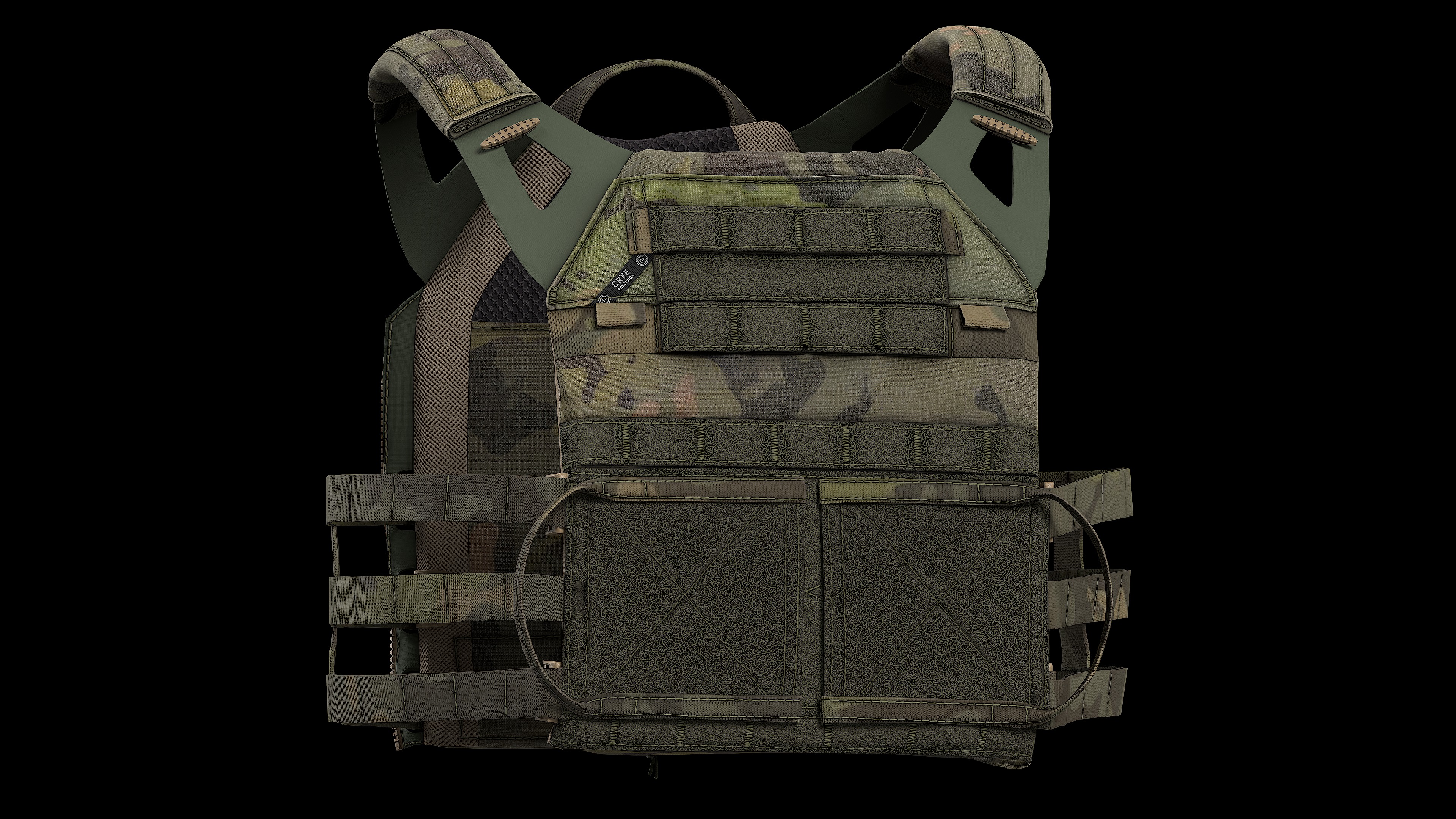 Plate Carriers CRYE JPC 2 V1 Low-poly 3D model_5