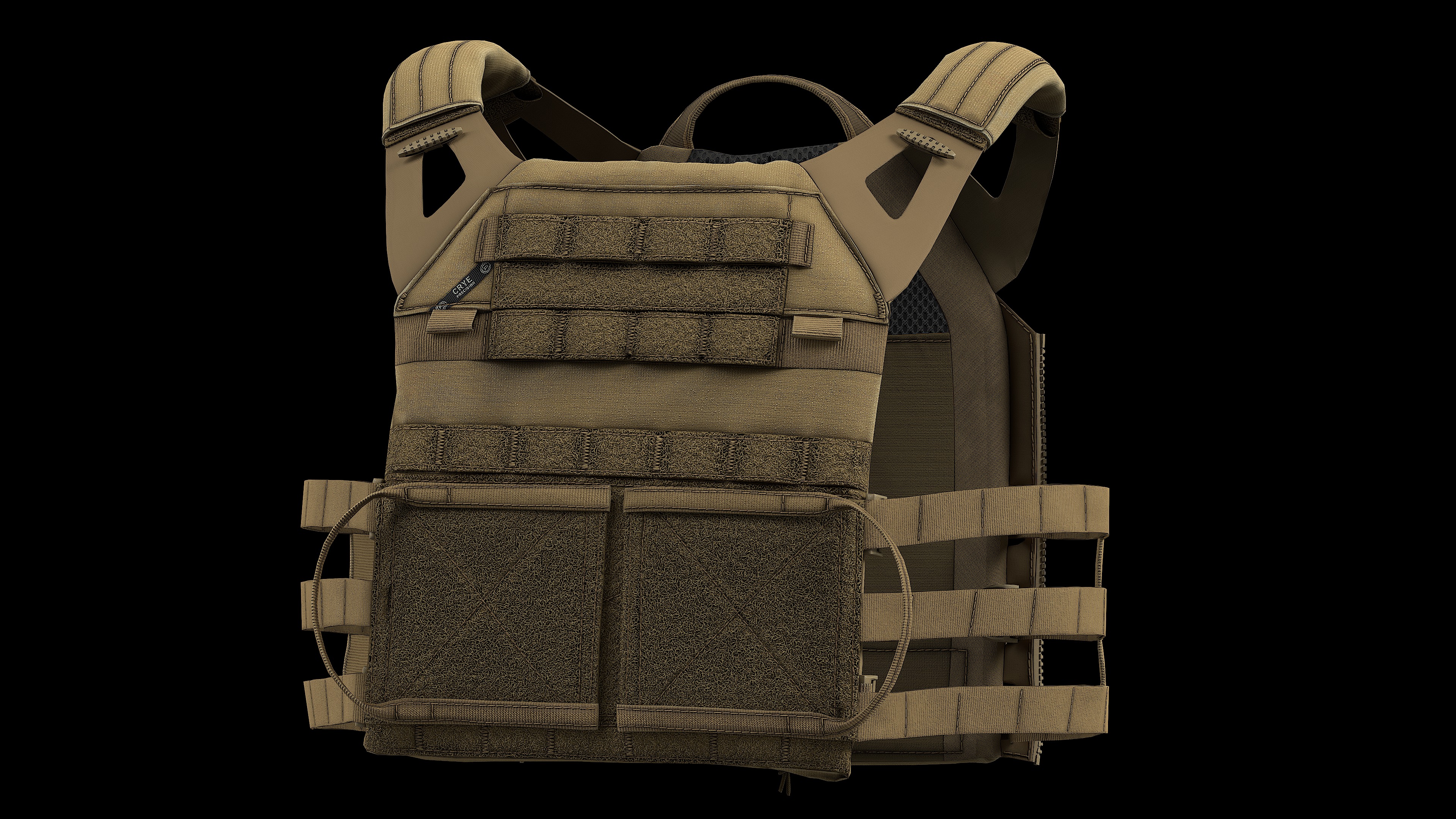 Plate Carriers CRYE JPC 2 V1 Low-poly 3D model_26