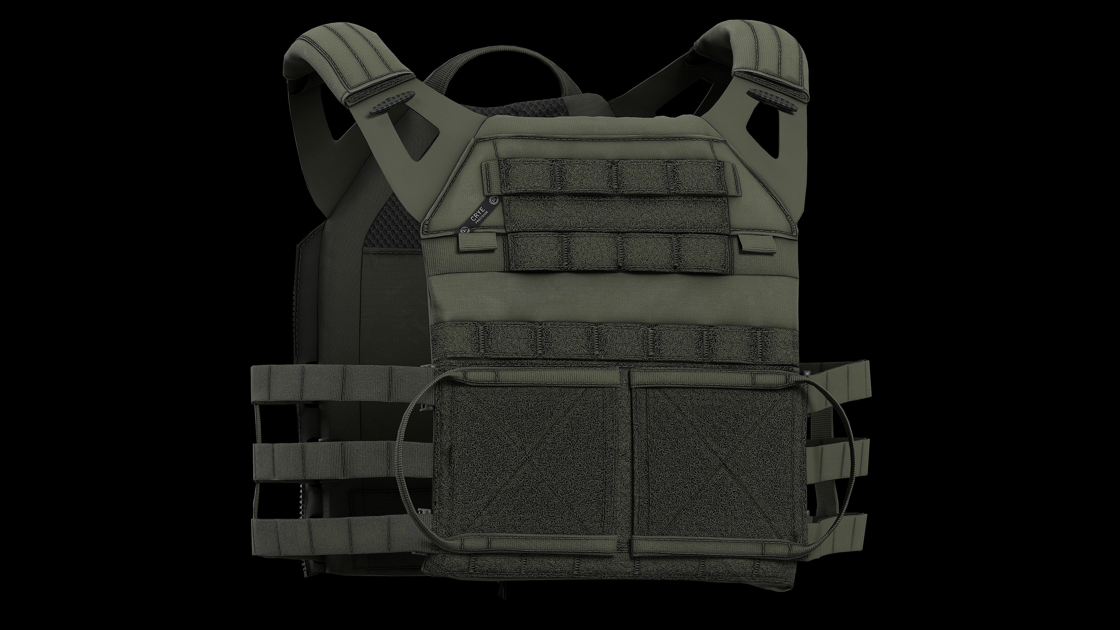 Plate Carriers CRYE JPC 2 V1 Low-poly 3D model_6