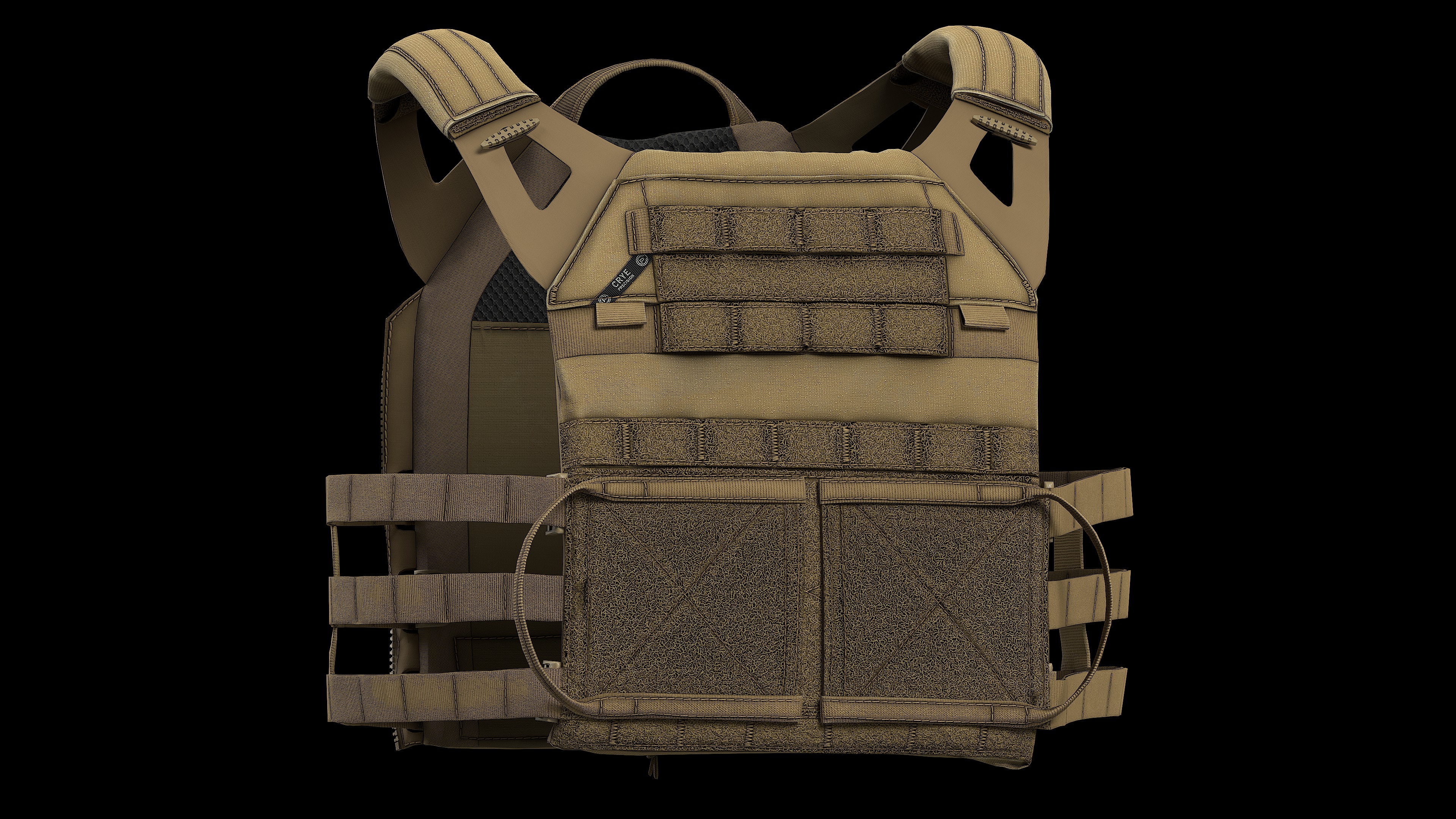 Plate Carriers CRYE JPC 2 V1 Low-poly 3D model_2