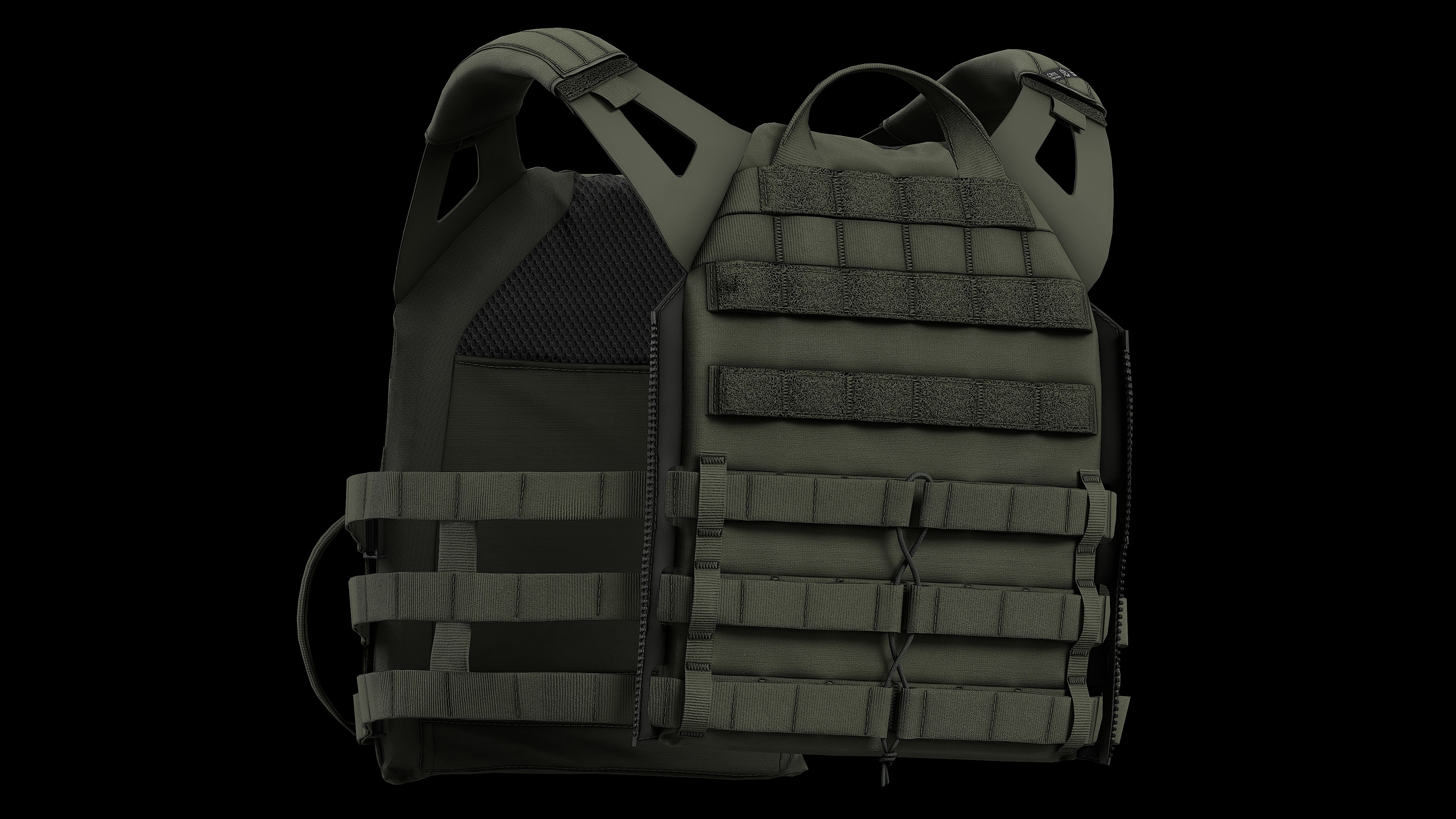 Plate Carriers CRYE JPC 2 V1 Low-poly 3D model_20
