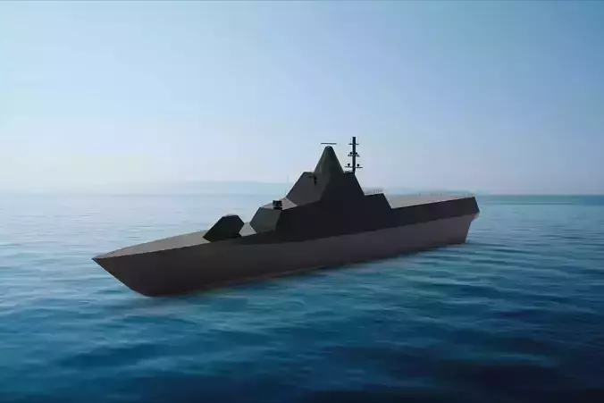 Visby-class corvette 3D model