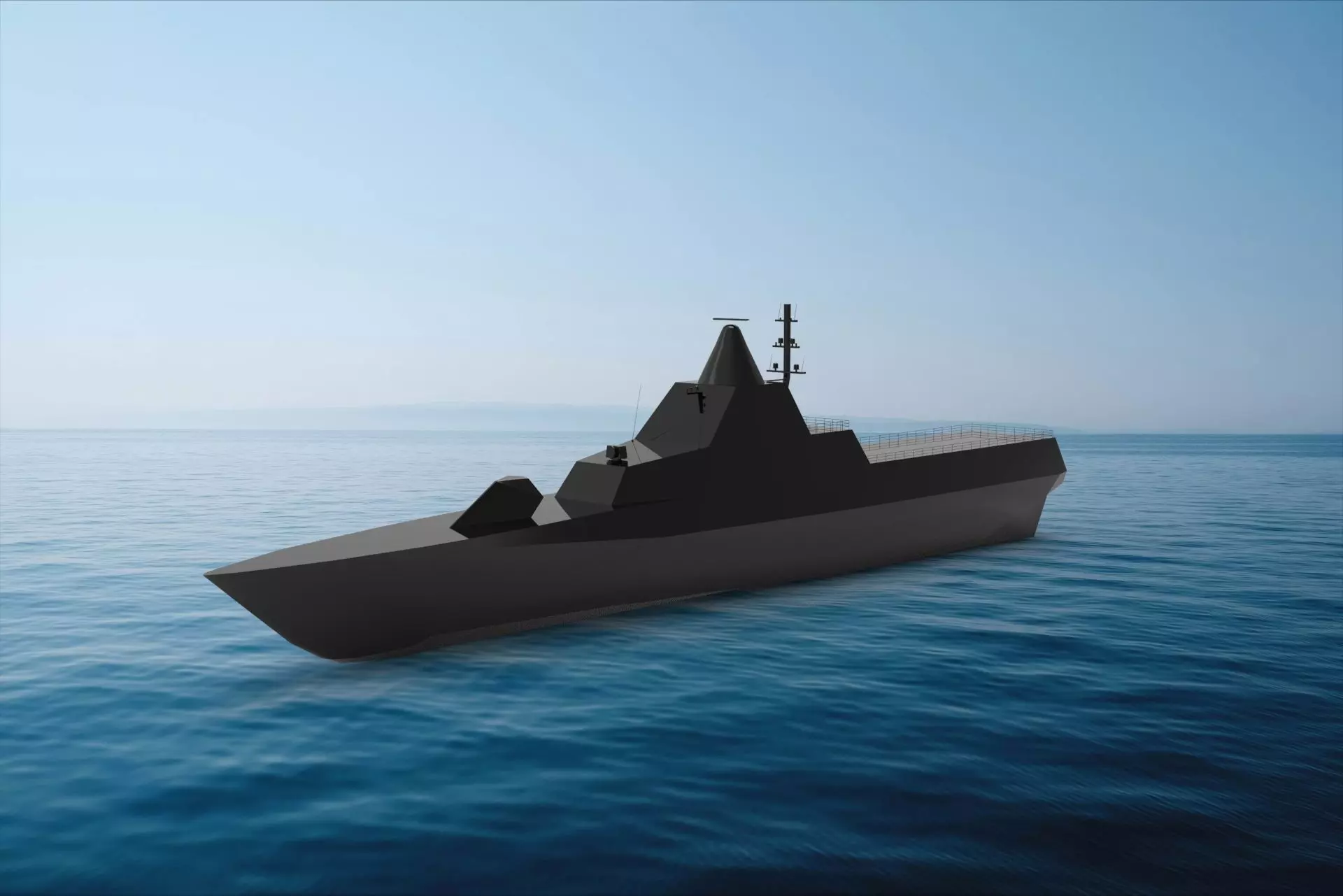 Visby-class corvette 3D model_0