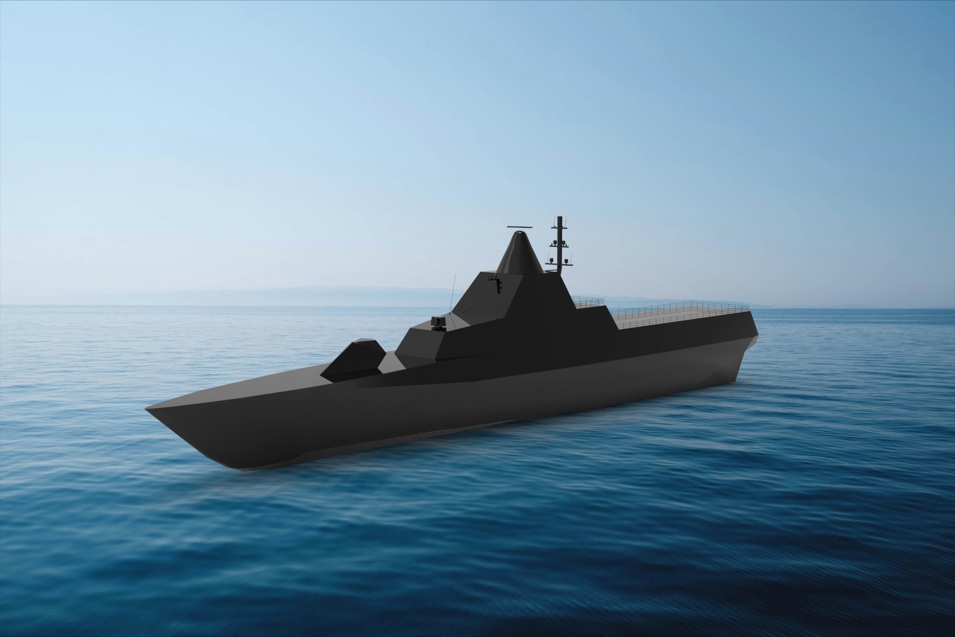 Visby-class corvette 3D model_1