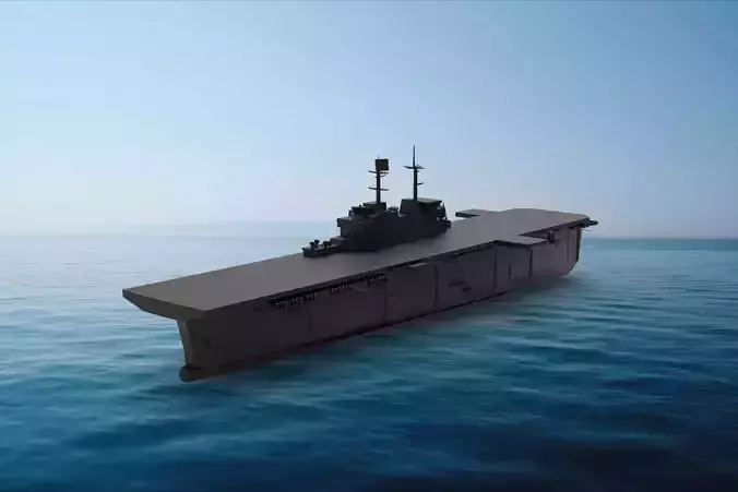 Wasp-class amphibious assault ship 3D model