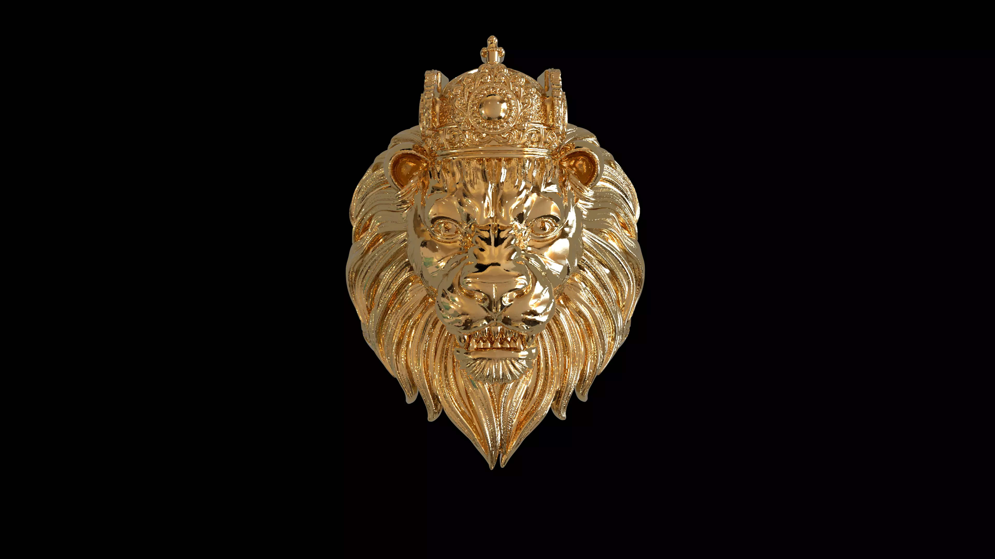 LION RING KING 3D print model