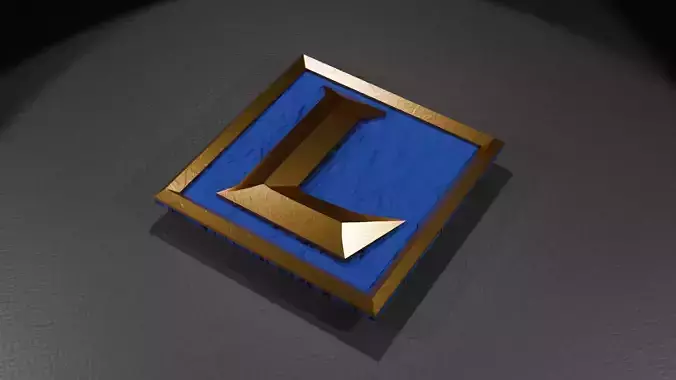 League of Legends - Old client logo 3D print model