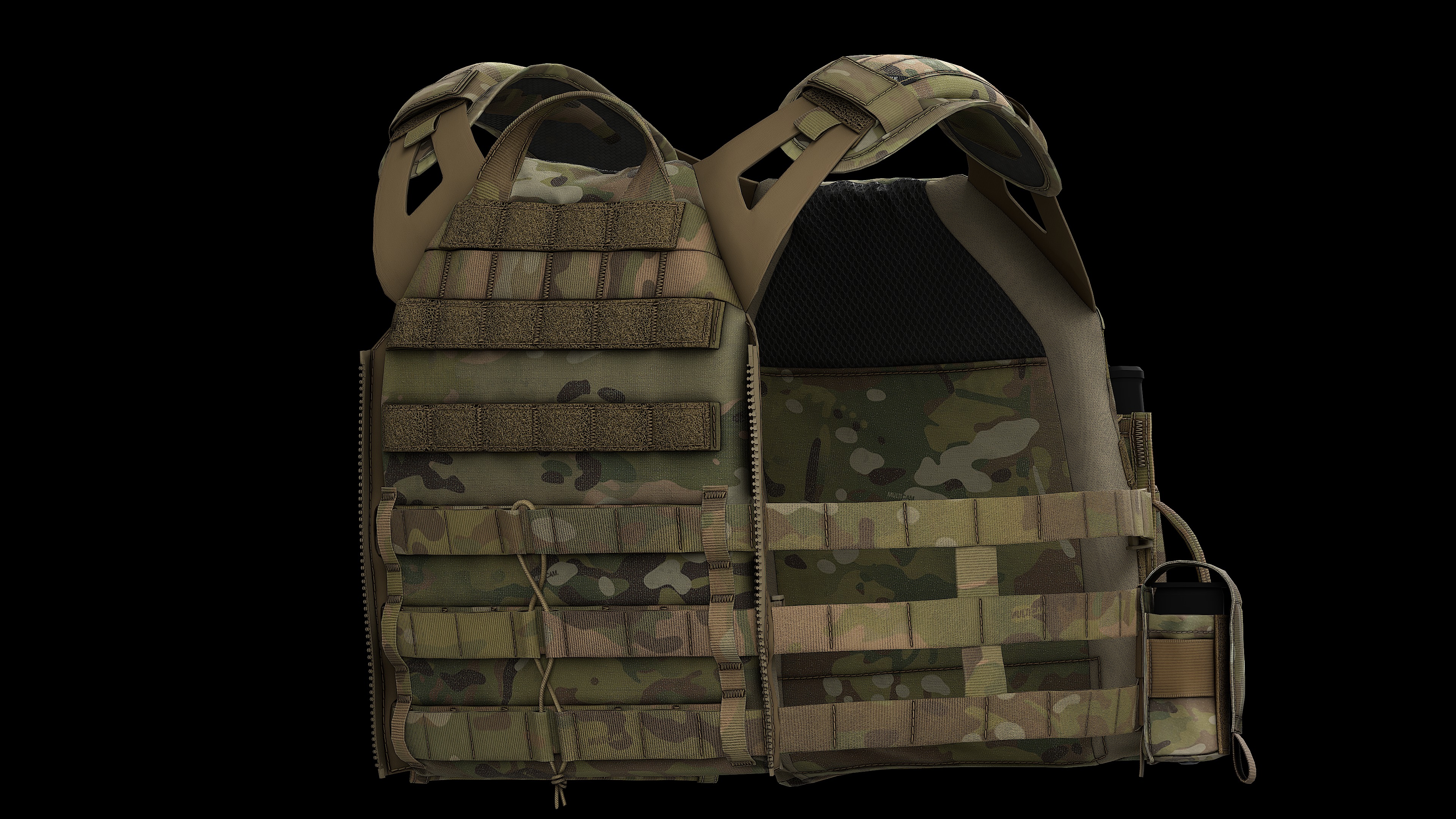 Plate Carriers CRYE JPC 2 V1 V2 V3 Low-poly 3D model_15