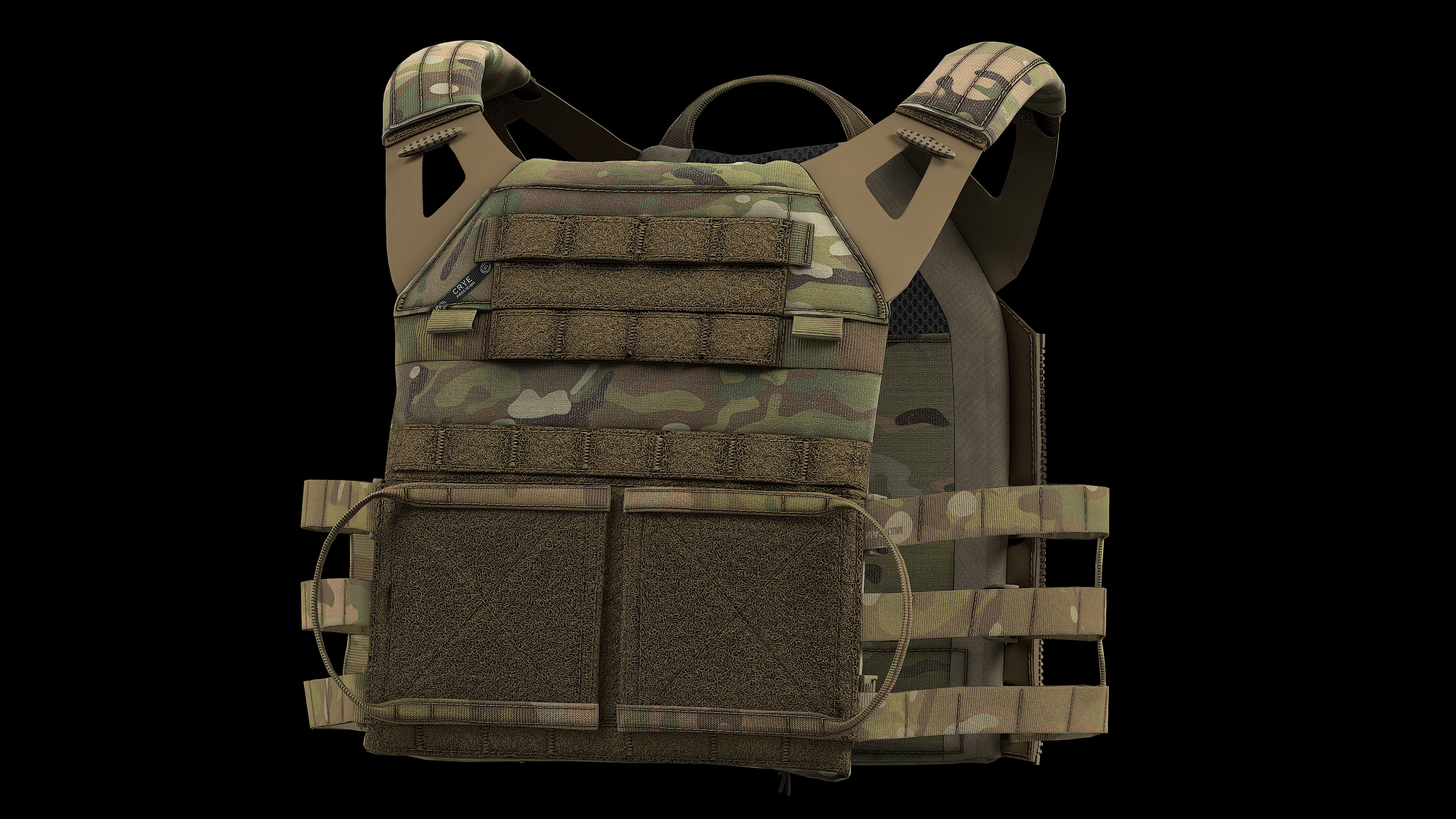 Plate Carriers CRYE JPC 2 V1 V2 V3 Low-poly 3D model_11