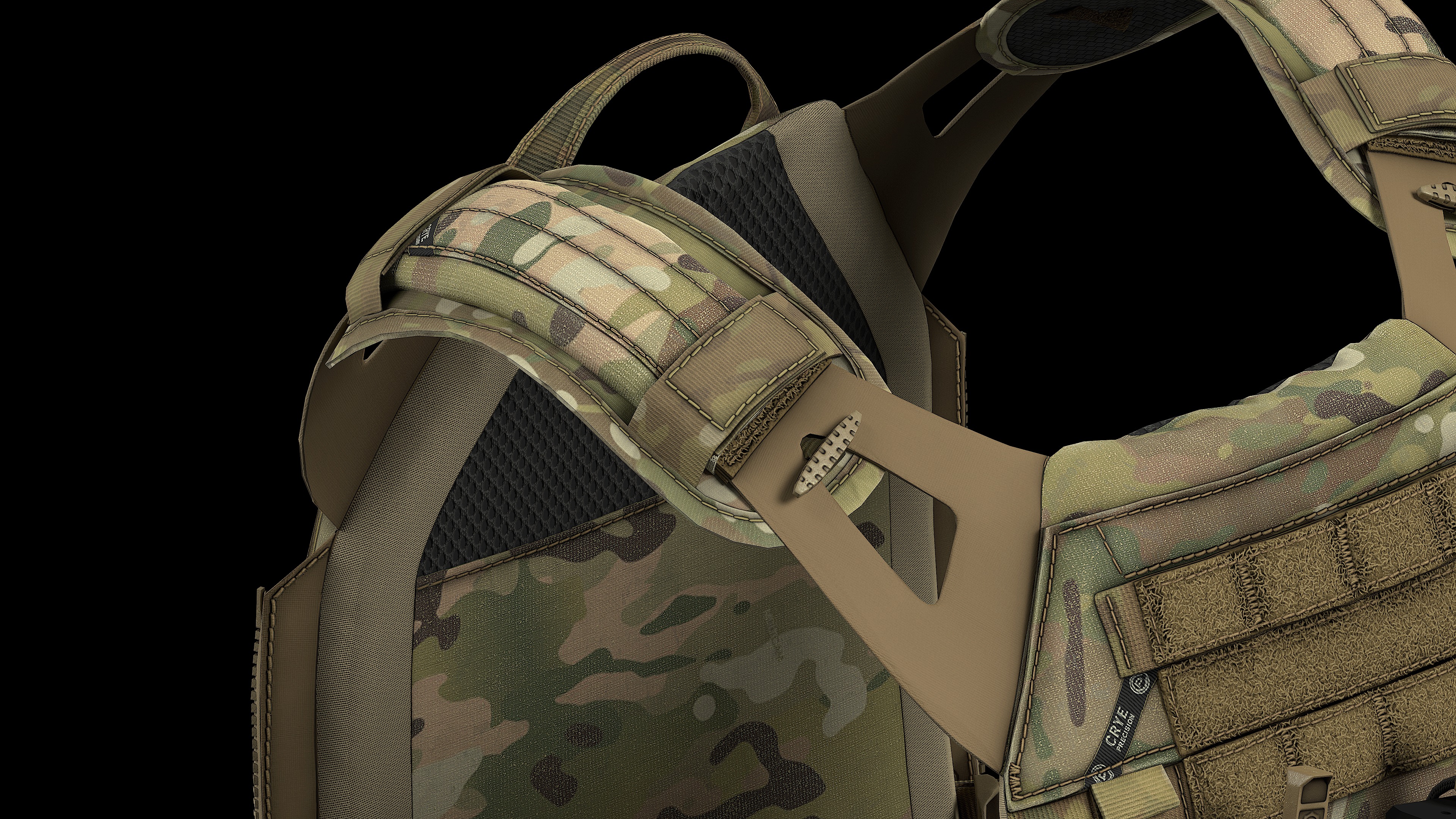 Plate Carriers CRYE JPC 2 V1 V2 V3 Low-poly 3D model_6