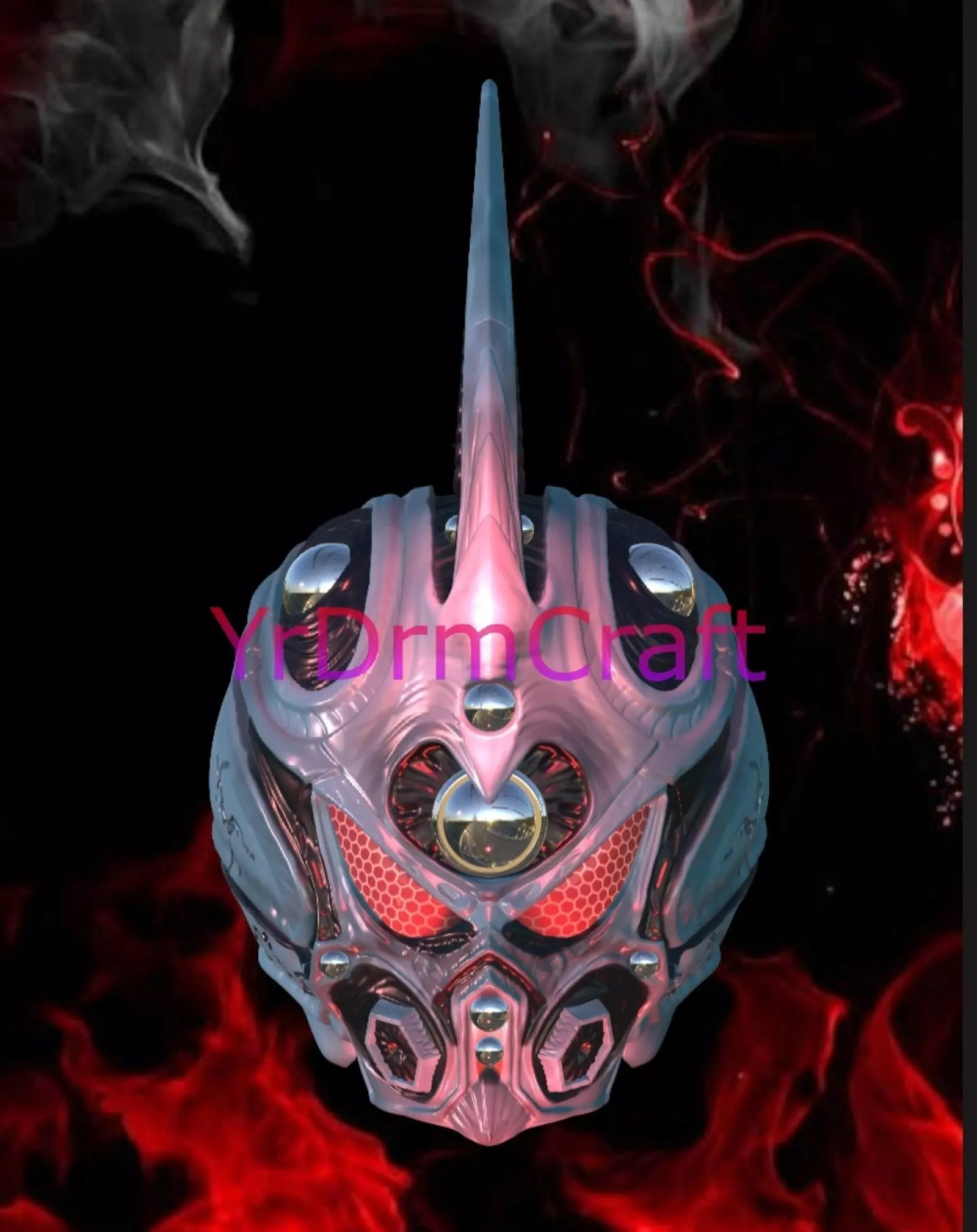 Guyver 1 helmet  3D print model_0