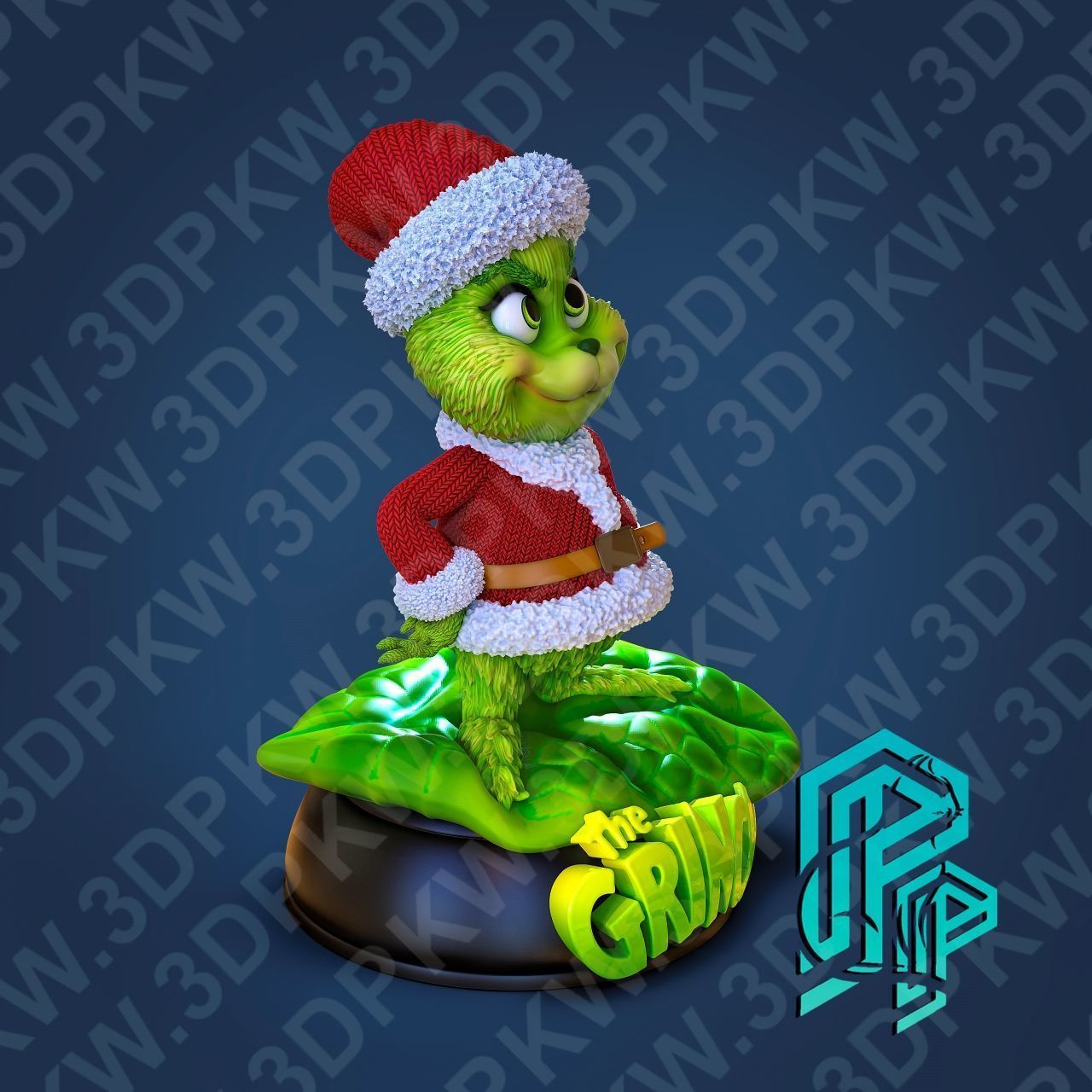 Christmas Grinch 3D print model_1