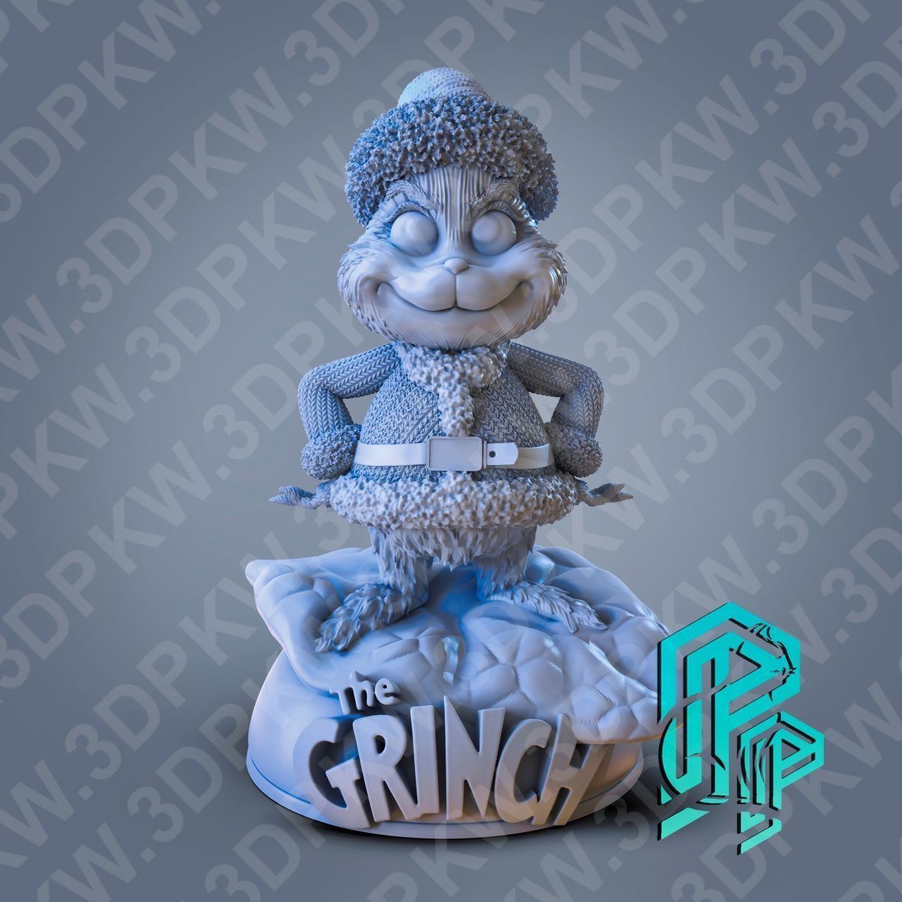 Christmas Grinch 3D print model_3