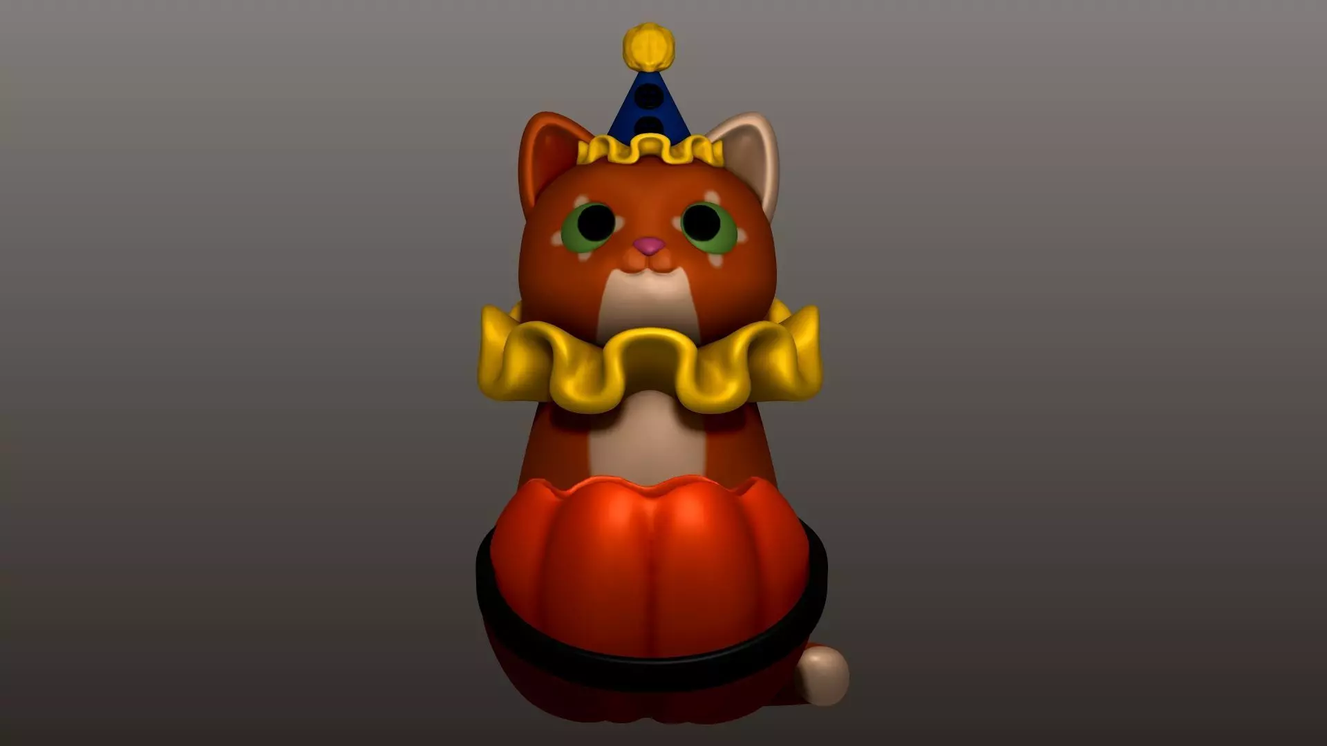 Clown Cat 3D print model