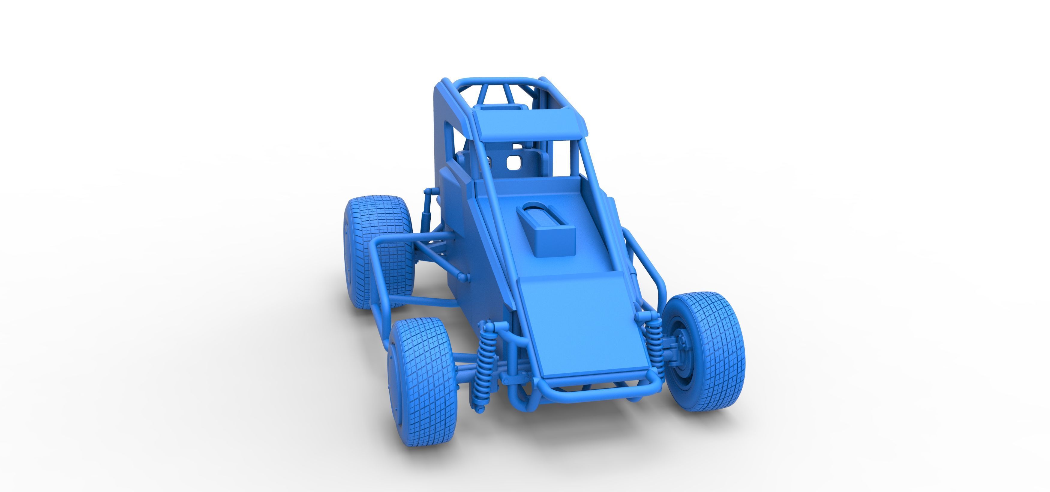 Midget car Scale 1 to 25 3D print model_53